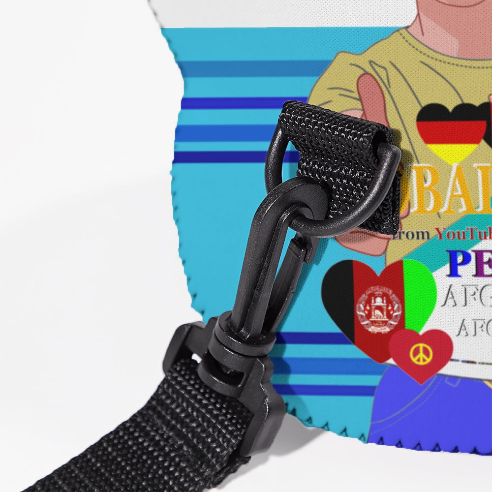 Meal Bag With Strap GLOBAL FREEDOM UNITED© Men AFGHANISTAN & GERMANY Blue