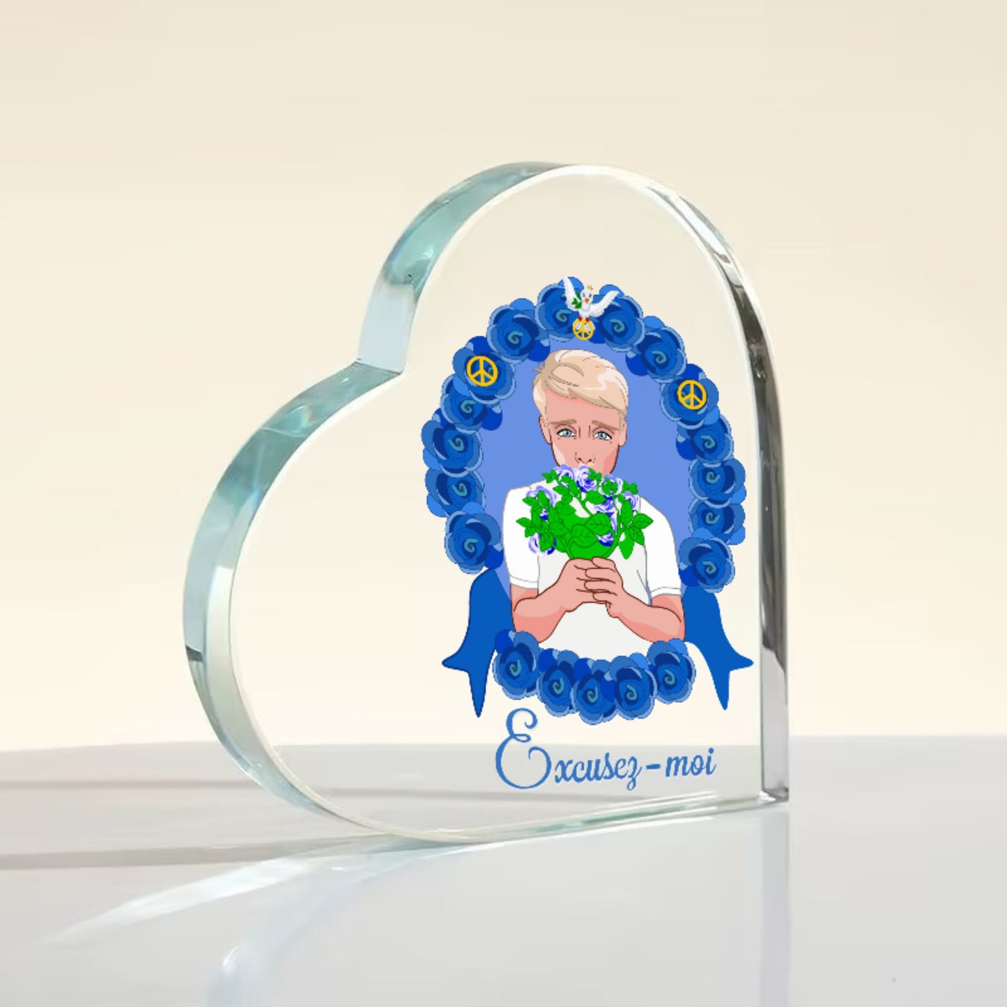 Acryl Haert GLOBAL FREEDOM UNITED© Excusez-moi Edition Boy