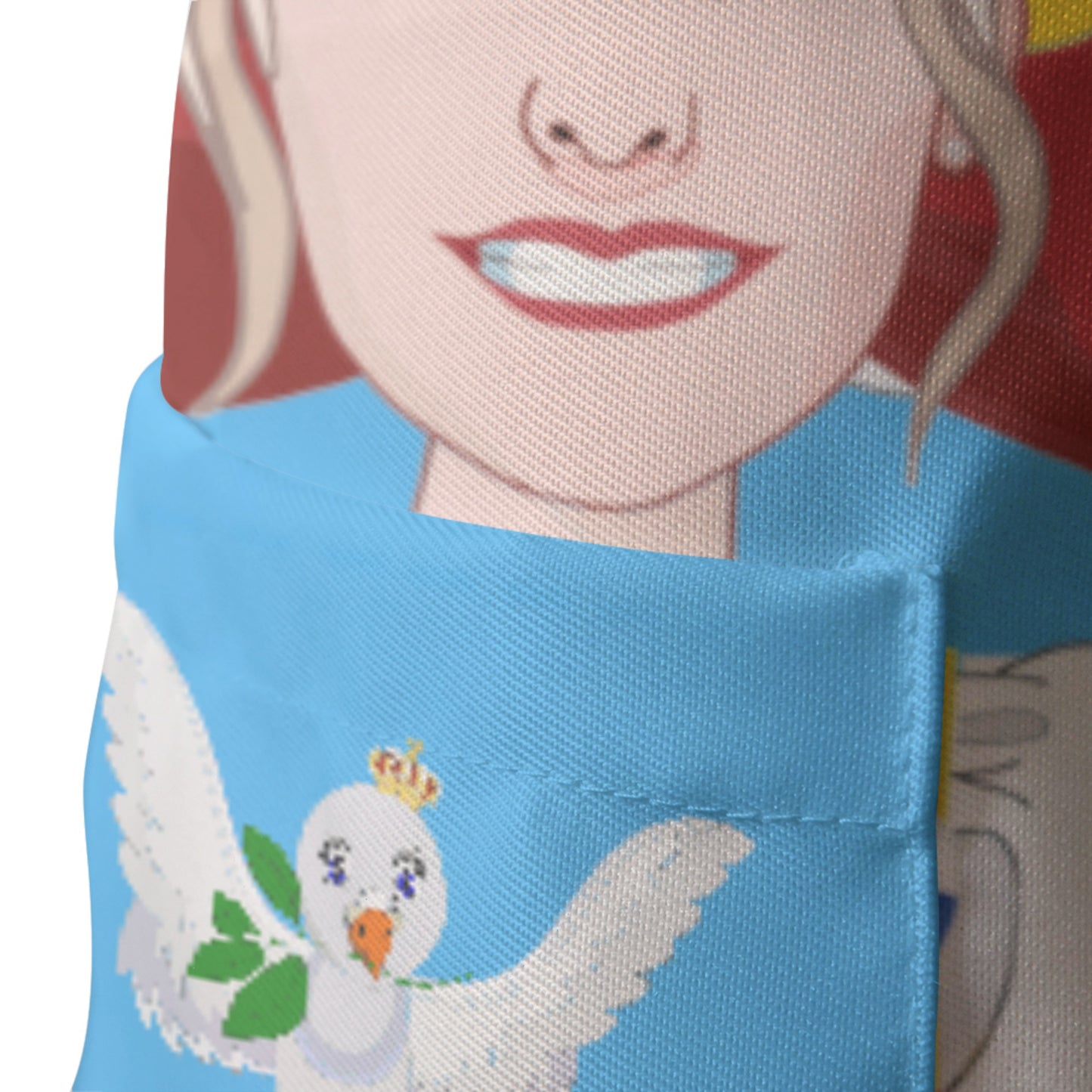 Apron GLOBAL FREEDOM UNITED© Women Russia & Germany Blue