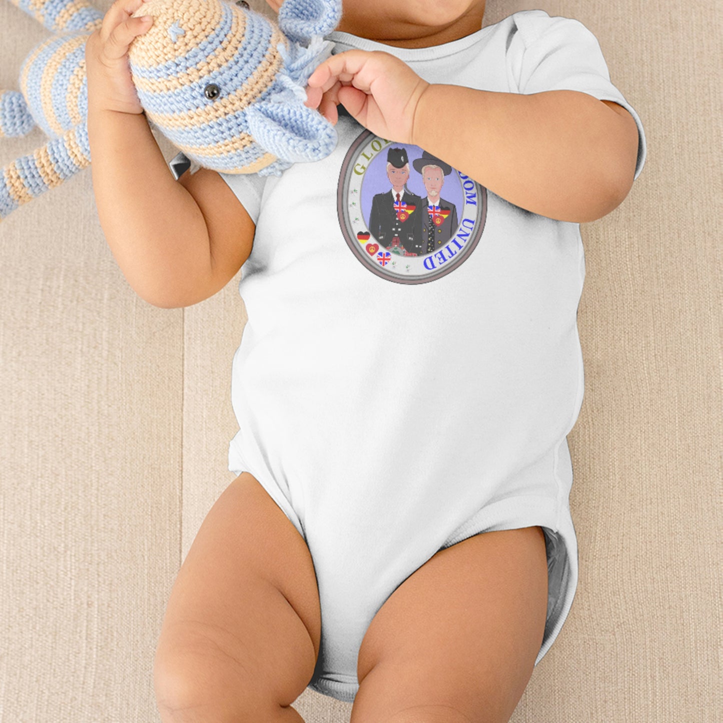 Baby Body Global Freedom United Boys England & Germany Old Peace