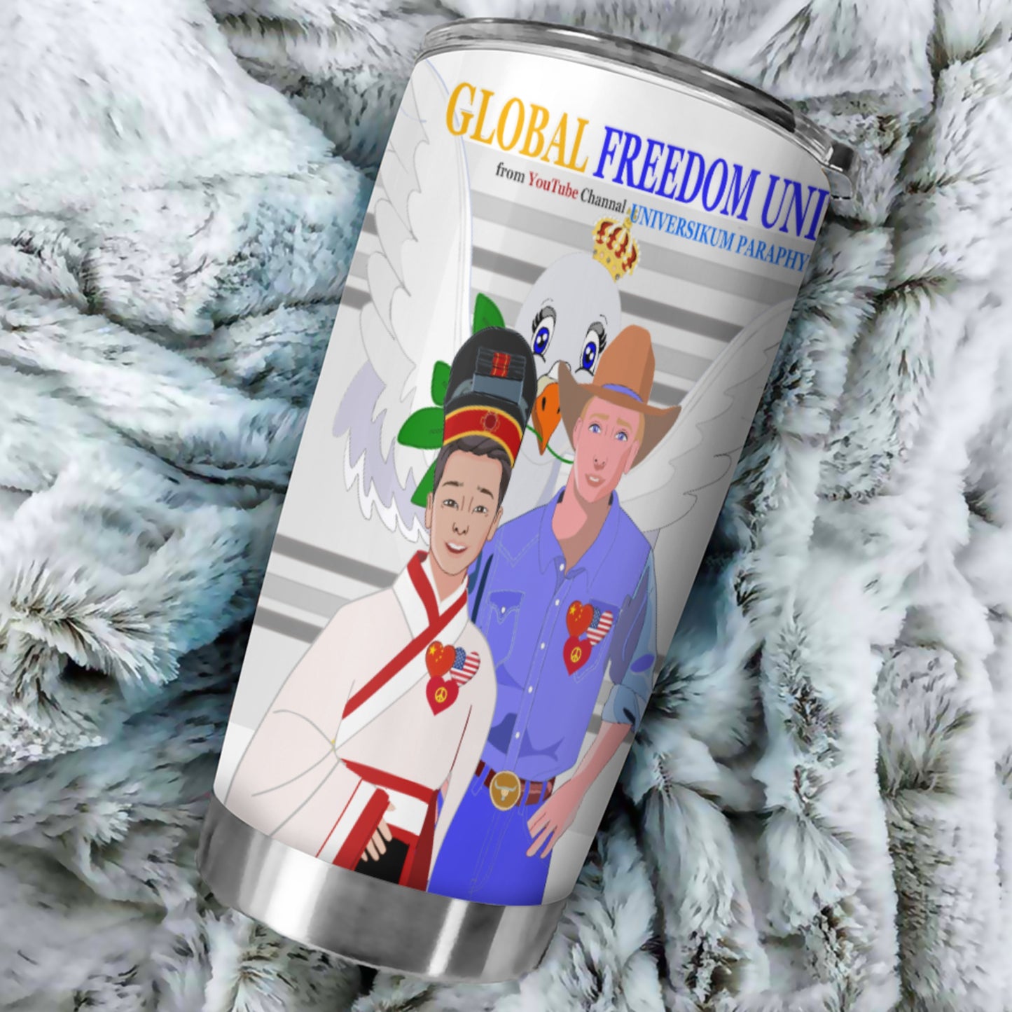 Tumbler Global Freedom United Men Usa & China Grey