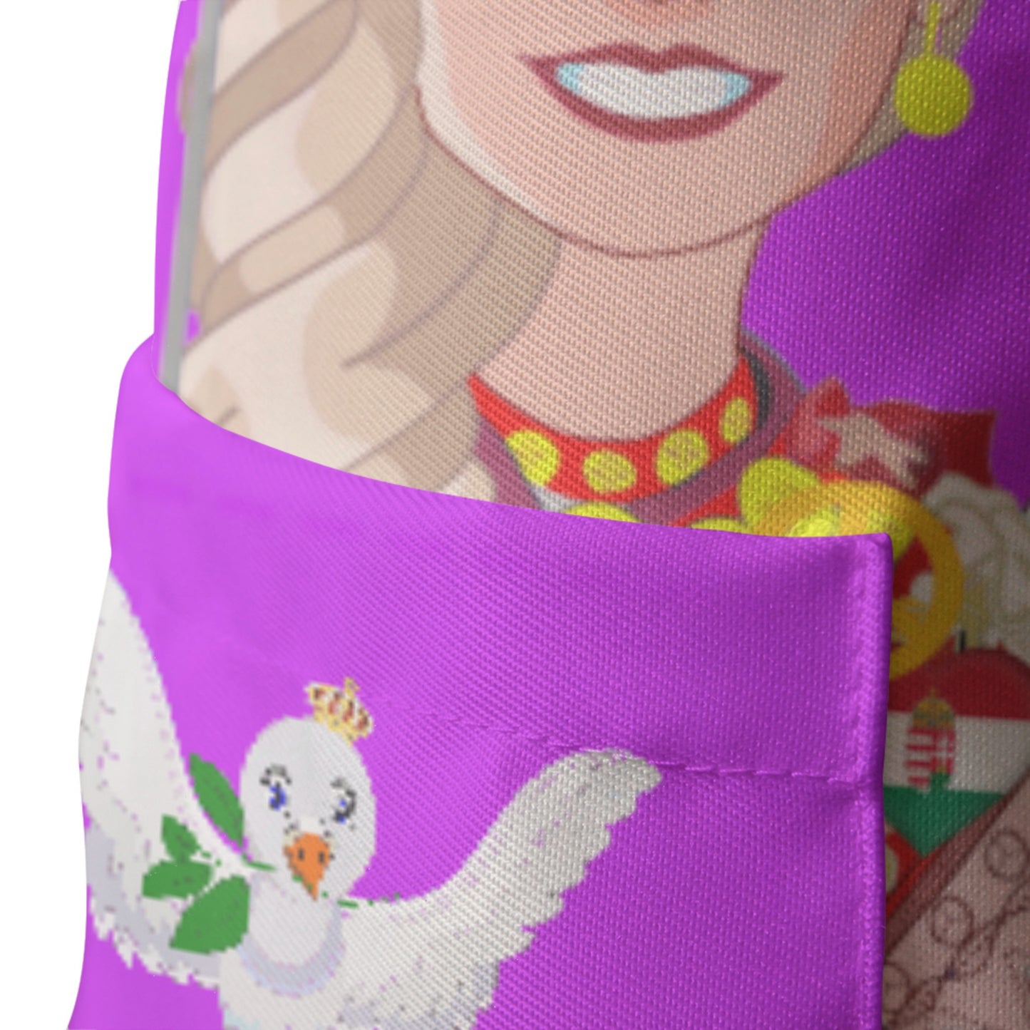 Apron GLOBAL FREEDOM UNITED© Women Croatia & Hungary Lilac