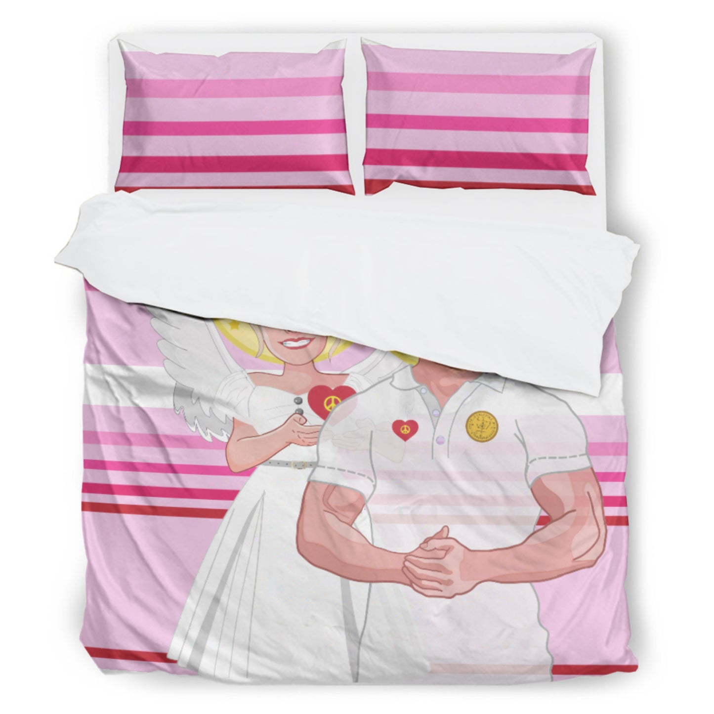 Bed Line GLOBAL FREEDOM UNITED© Archangel Michael & Maria Magdalena Pink2