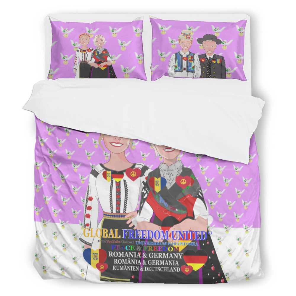 Bed Line GLOBAL FREEDOM UNITED© Women Romania & Germany Lilac