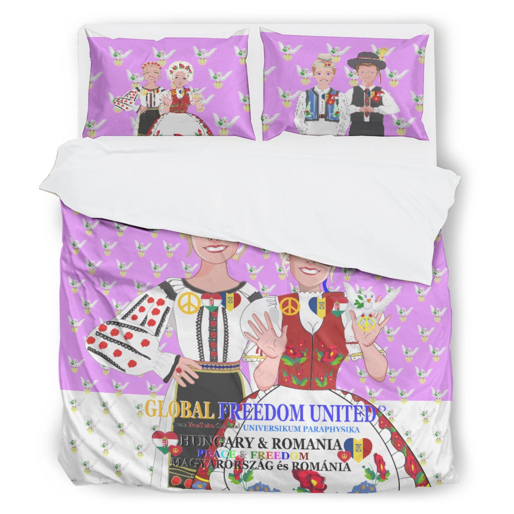 Bed Line GLOBAL FREEDOM UNITED© Women Romania & Hungary Lilac