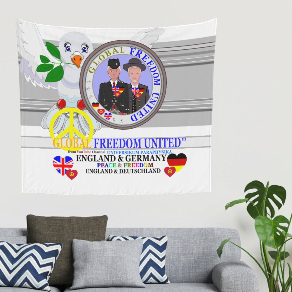Tapestry Global Freedom United Men England & Germany Old Peace Grey