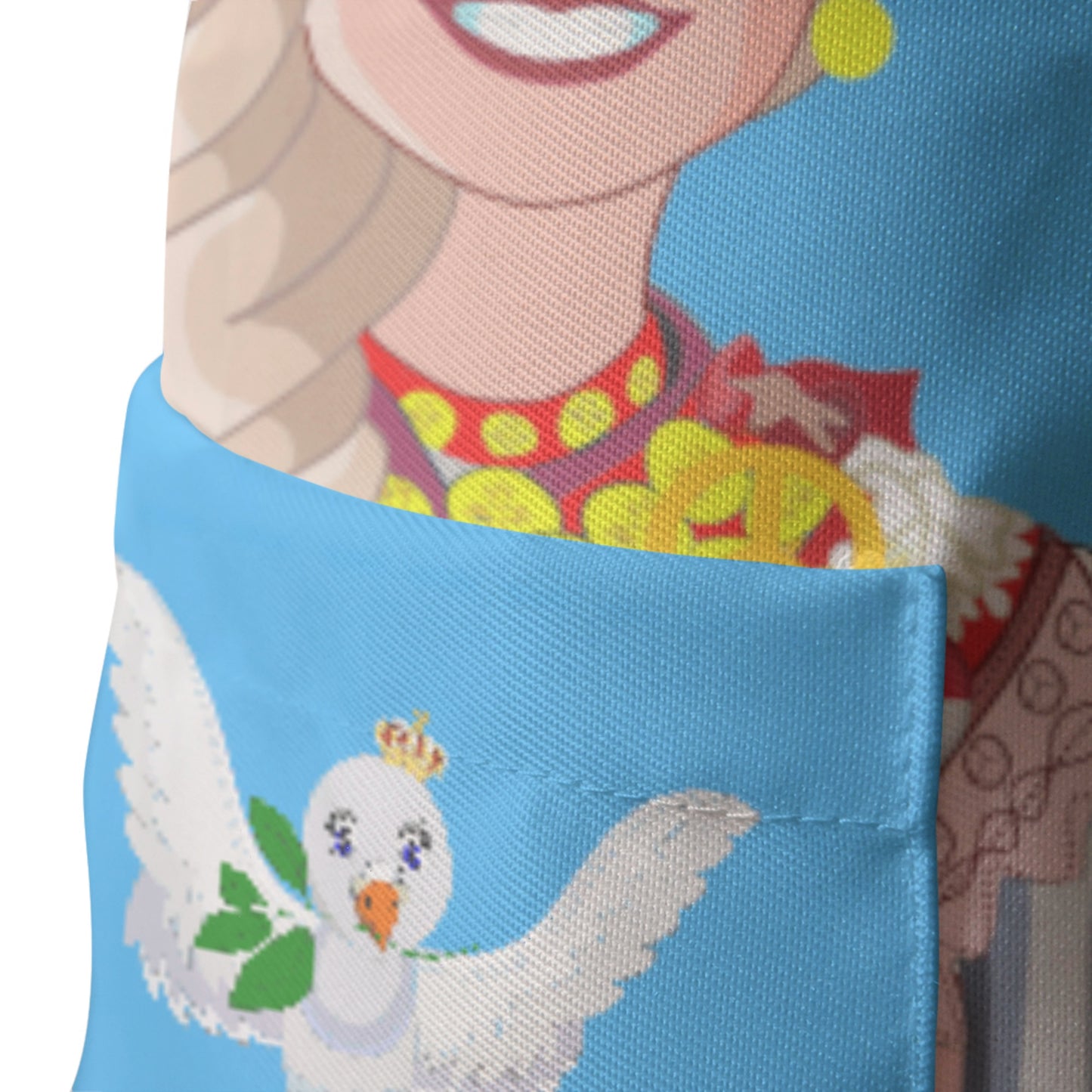 Apron GLOBAL FREEDOM UNITED© Women Croatia & Hungary Blue