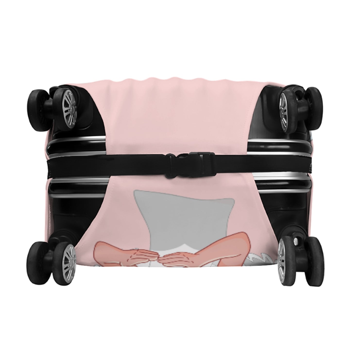 Luggage Cover Global Freedom United Women Angel Of Peace Pink