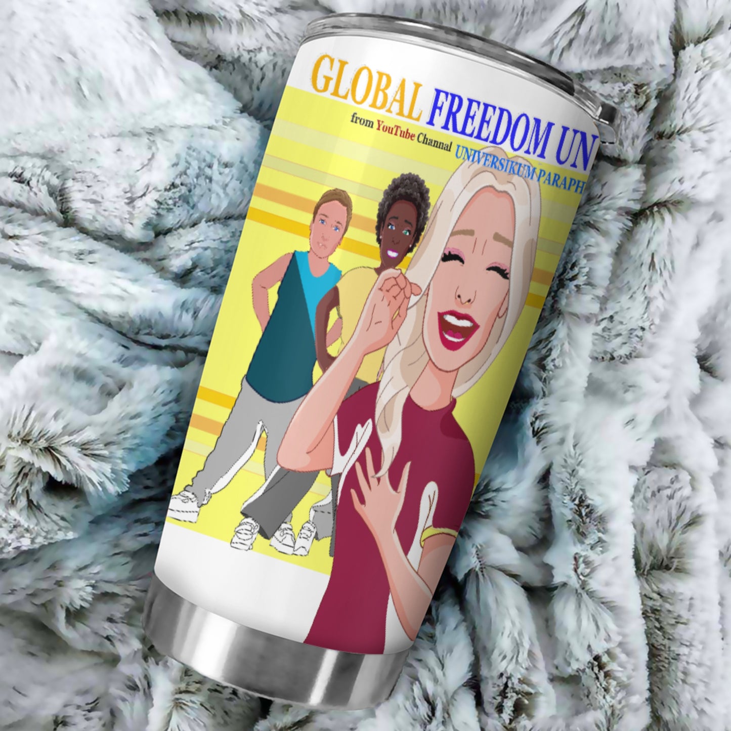 Tumbler Global Freedom United Gib Mobbing Keine Chance Gelb