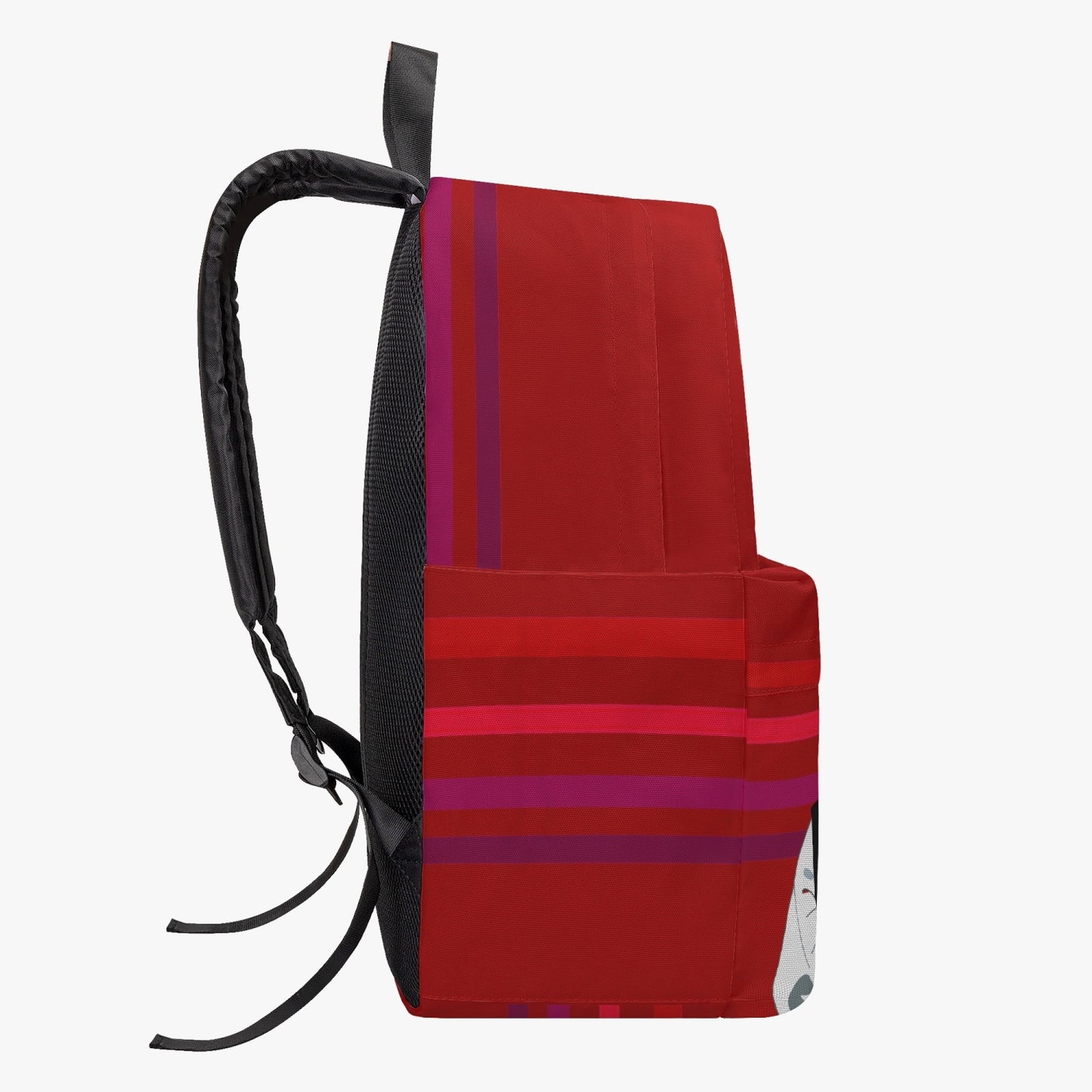 All-over-print Canvas Backpack GLOBAL FREEDOM UNITED COUPLE EDITION SERBIA RED