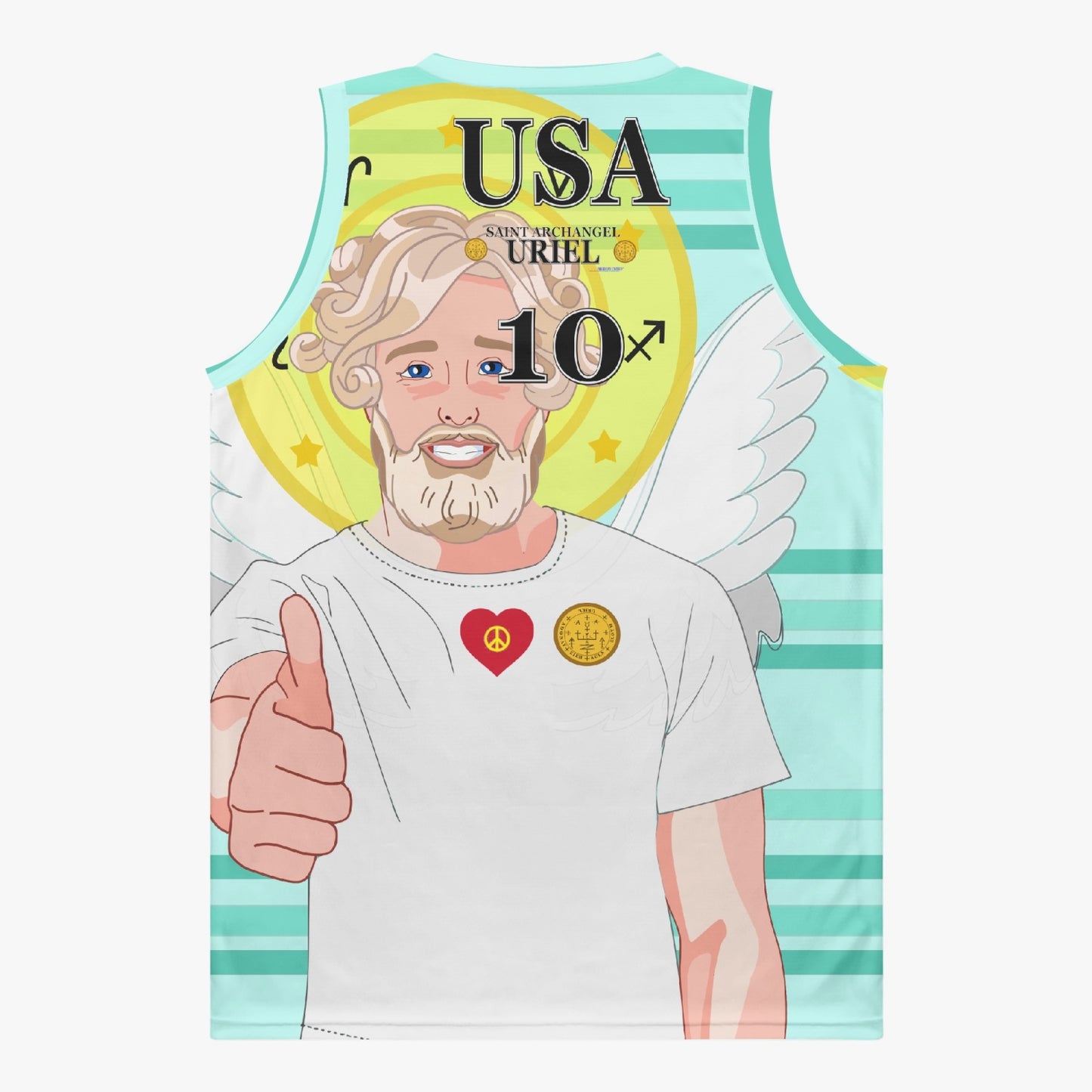 Basketball Jersey GLOBAL FREEDOM UNITED ARCHANGEL URIEL USA 10