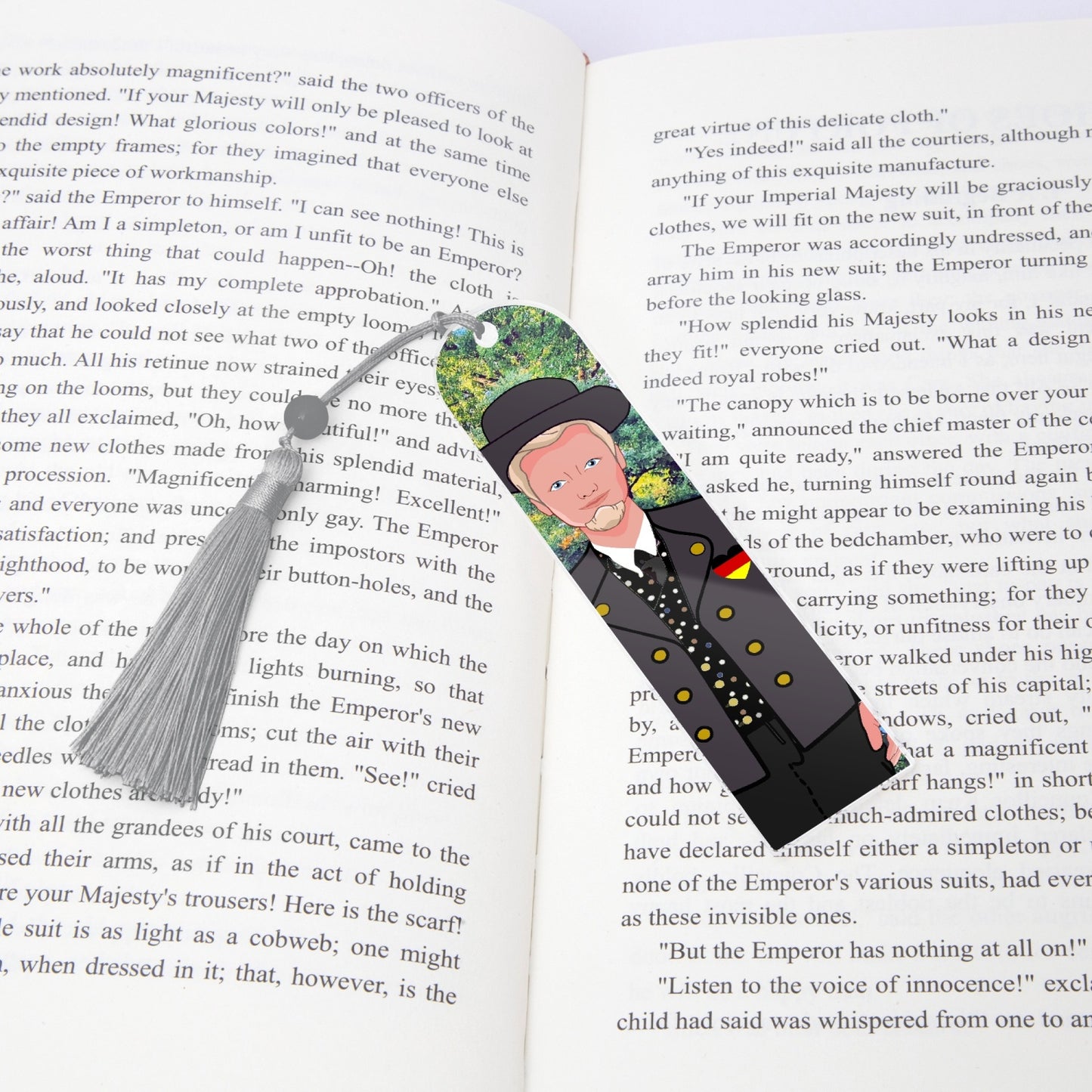 Acrylic Bookmark - Semicircle GLOBAL FREEDOM UNITED© GERMAN BOY
