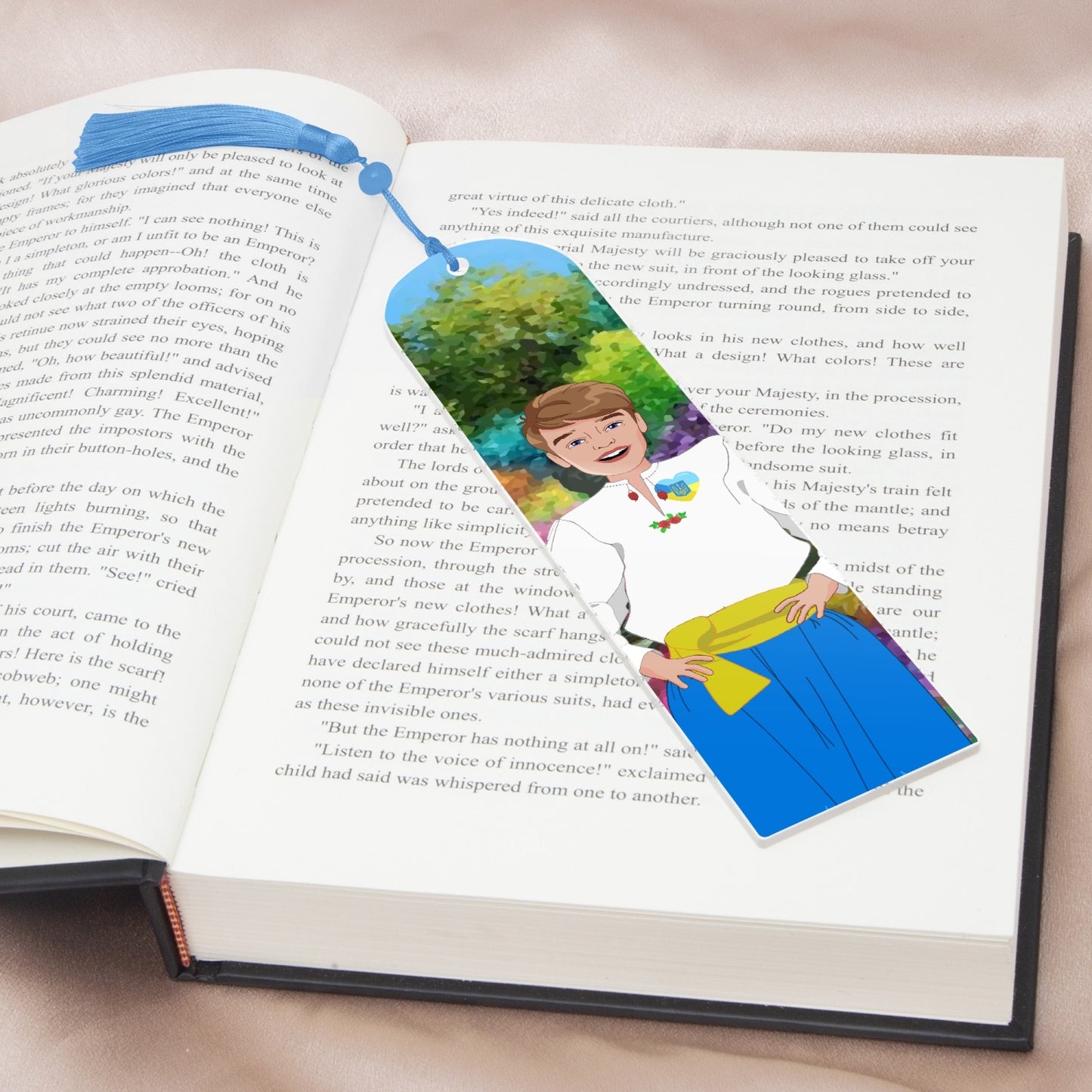 Acrylic Bookmark - Semicircle GLOBAL FREEDOM UNITED© UKRAIN BOY