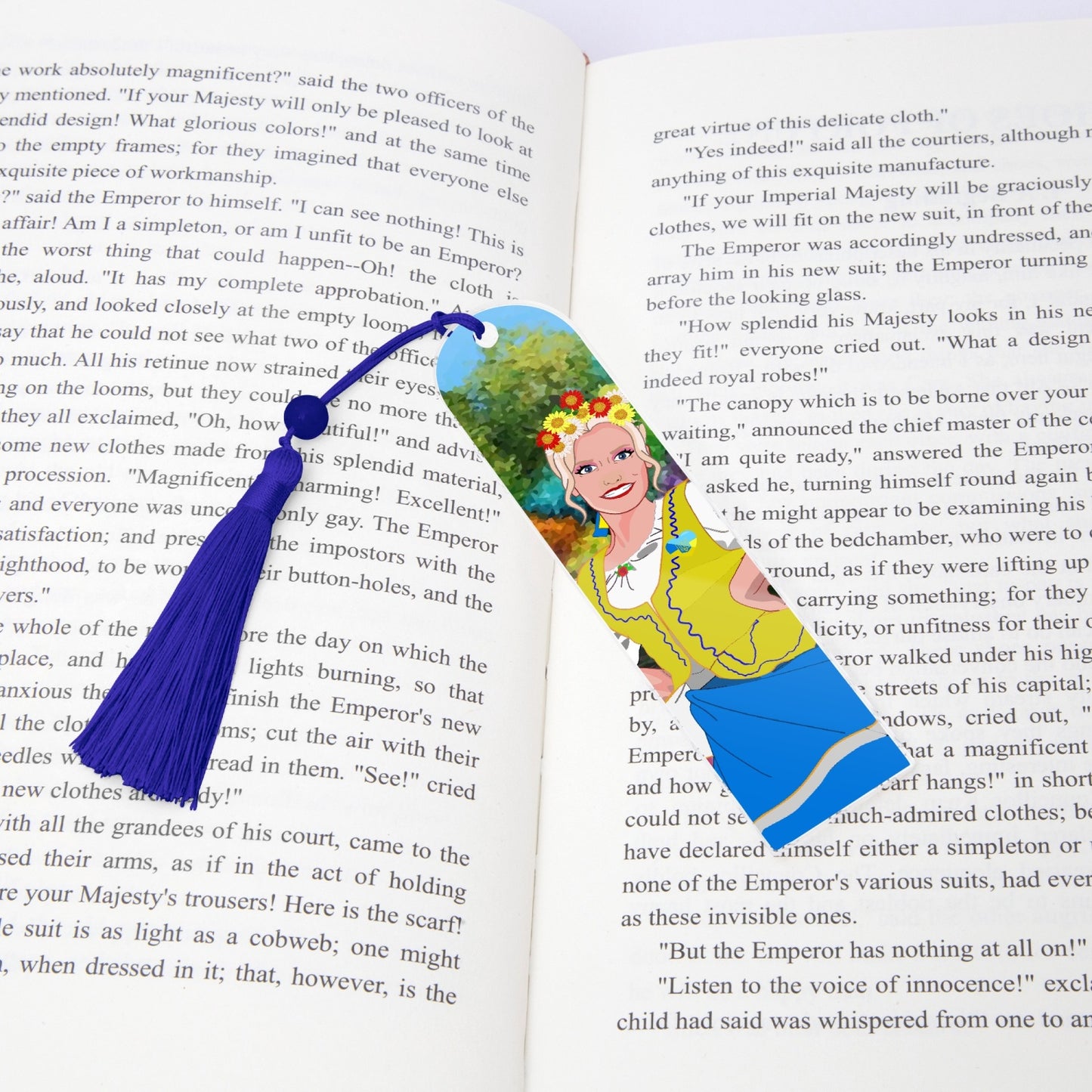 Acrylic Bookmark - Semicircle GLOBAL FREEDOM UNITED© UKRAIN GIRL