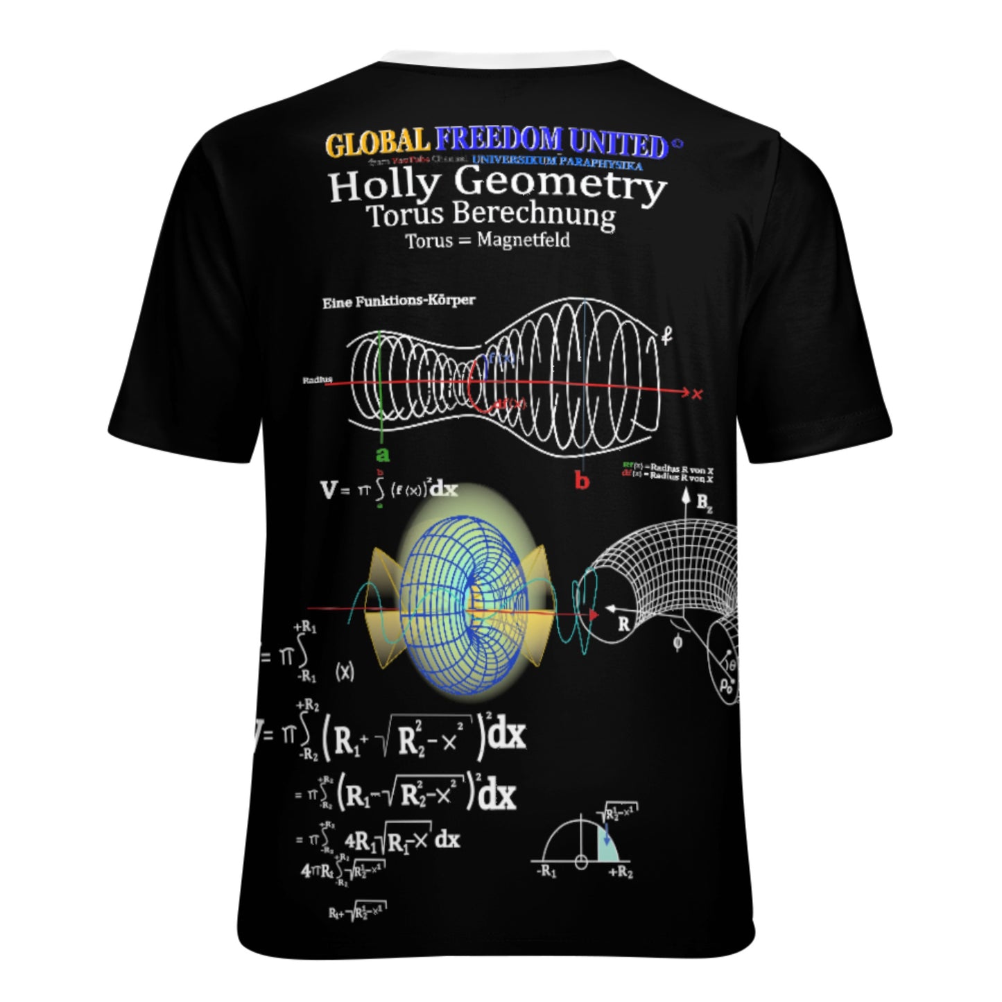 Women´s T-shirt Global Freedom United© Sacred Mathematics Torus