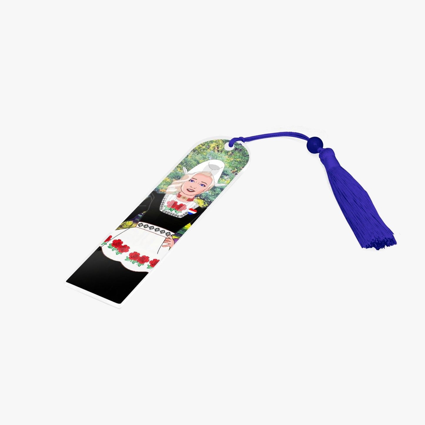 Acrylic Bookmark - Semicircle GLOBAL FREEDOM UNITED© NETHERLAND GIRLD