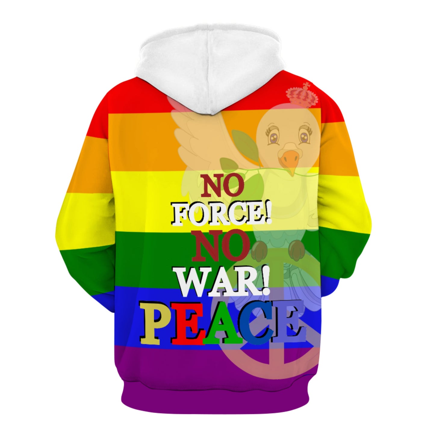 Hoodie GLOBAL FREEDOM UNITED© Peace Flagg With Dove