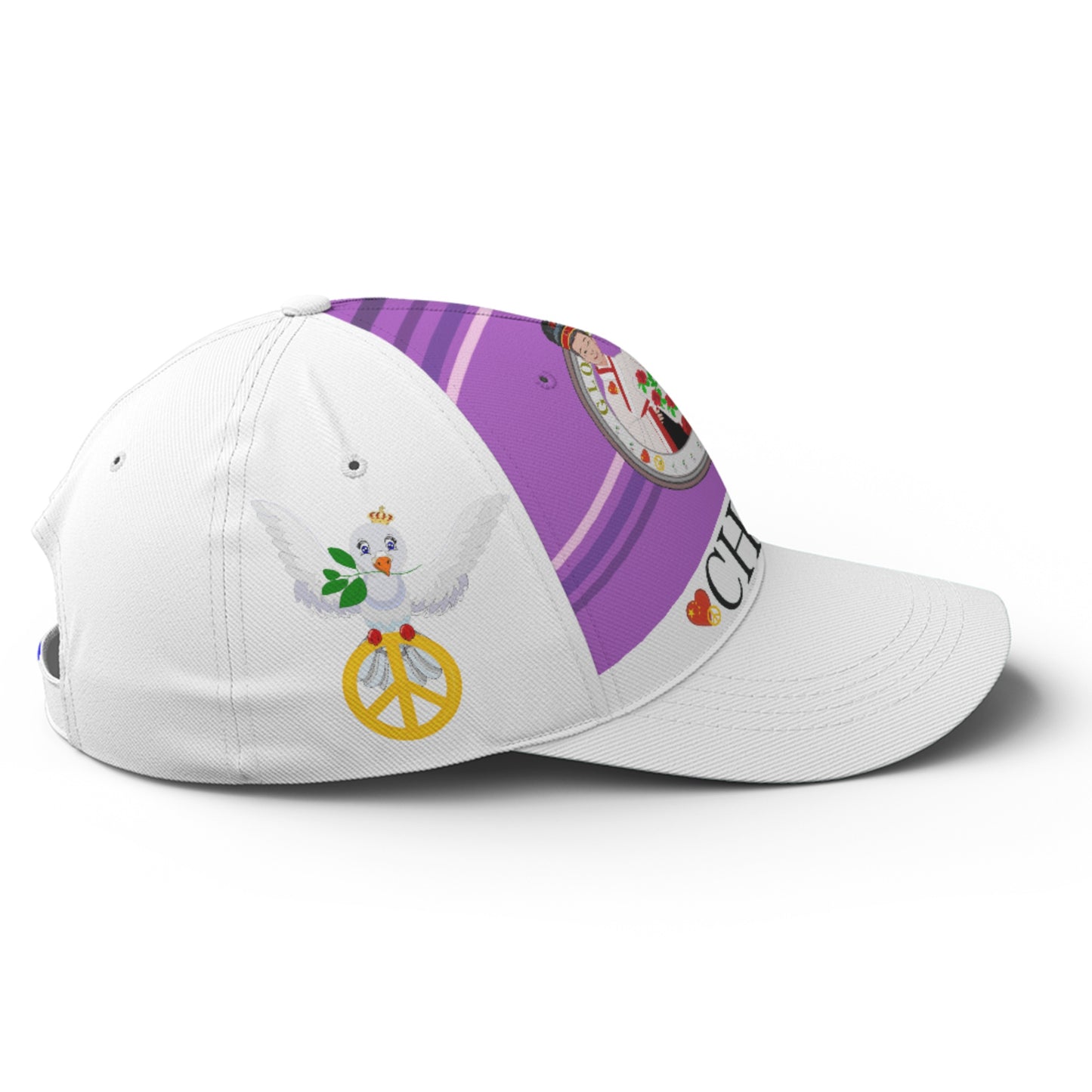 Basketball Cap GLOBAL FREEDOM UNITED© Couple China Lilac