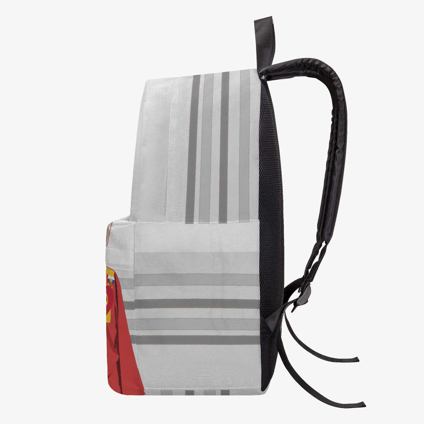 GLOBAL FREEDOM UNITED MEN FRENCH & RUSSIA OLD PEACE GREY All-over-print Canvas Backpack