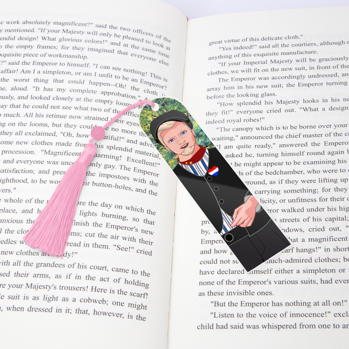 Acrylic Bookmark - Semicircle GLOBAL FREEDOM UNITED© NETHERLAND BOY