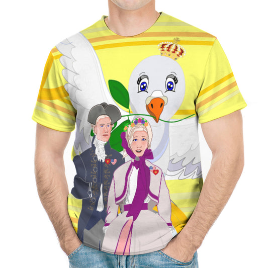 Men´s T-shirt  GLOBAL FREEDOM UNITED© Couple USA V3 Yellow