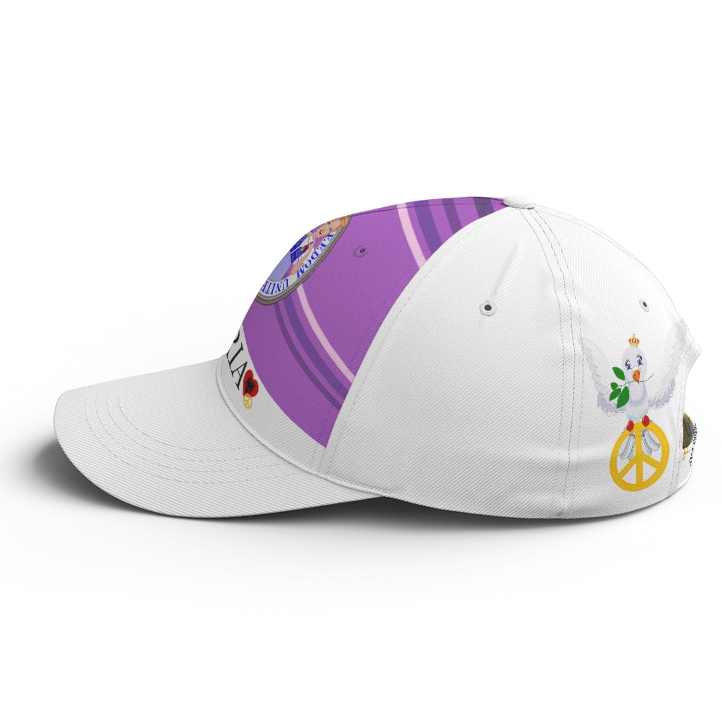 Basketball Cap GLOBAL FREEDOM UNITED© Couple Albania Lilac