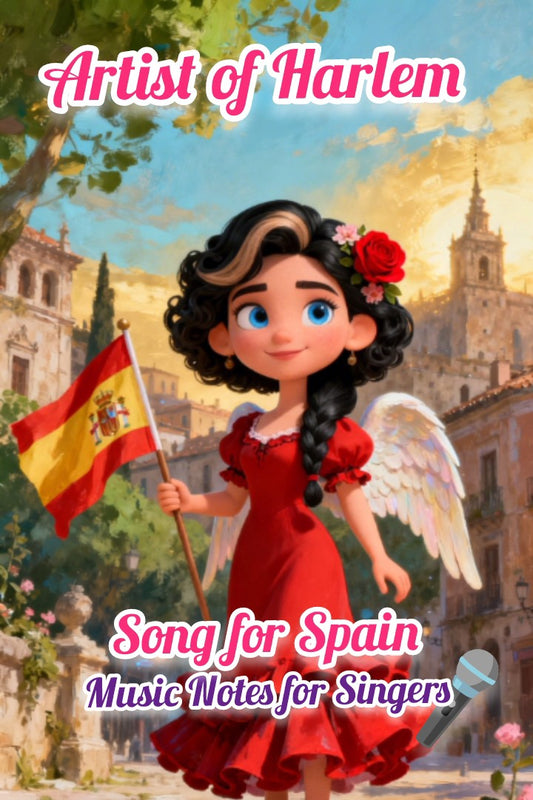 Music Notes Artist of Harlem© - Song for Spain