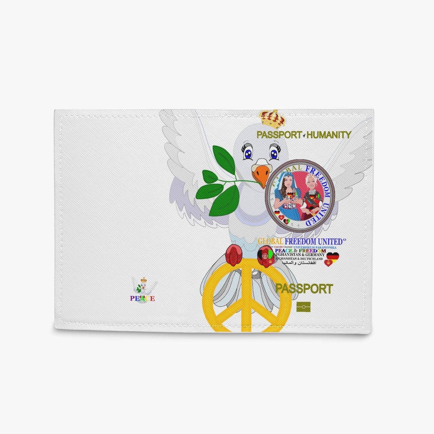Passport Cover GLOBAL FREEDOM UNITED© WOMEN AFGHANISTAN & GERMANY