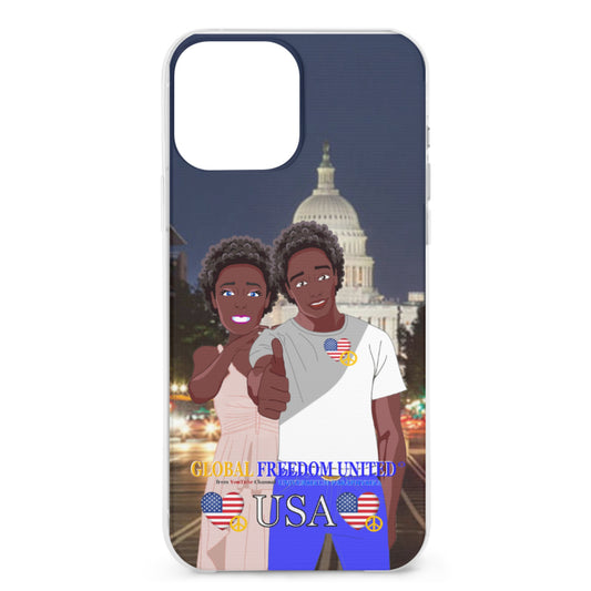 Phone Case GLOBAL FREEDOM UNITED© Couple USA Afro American