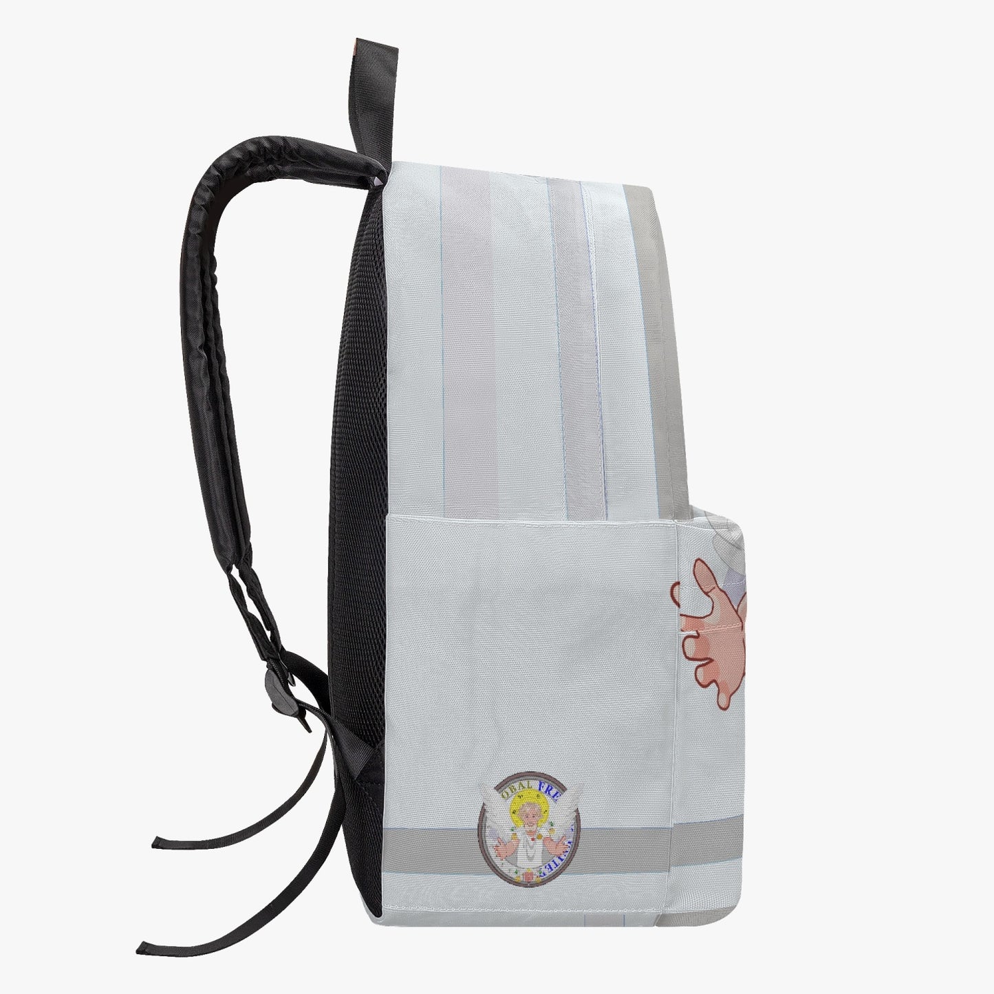 GLOBAL FREEDOM UNITED© Archangel Uriel English Wight - All-over-print Canvas Backpack