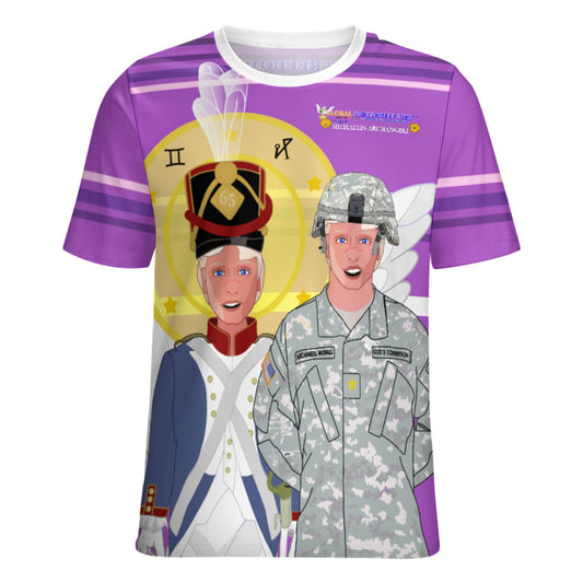 Women´s T-shirt  Global Freedom United© Archangel Michael In Latin V3 Lilac