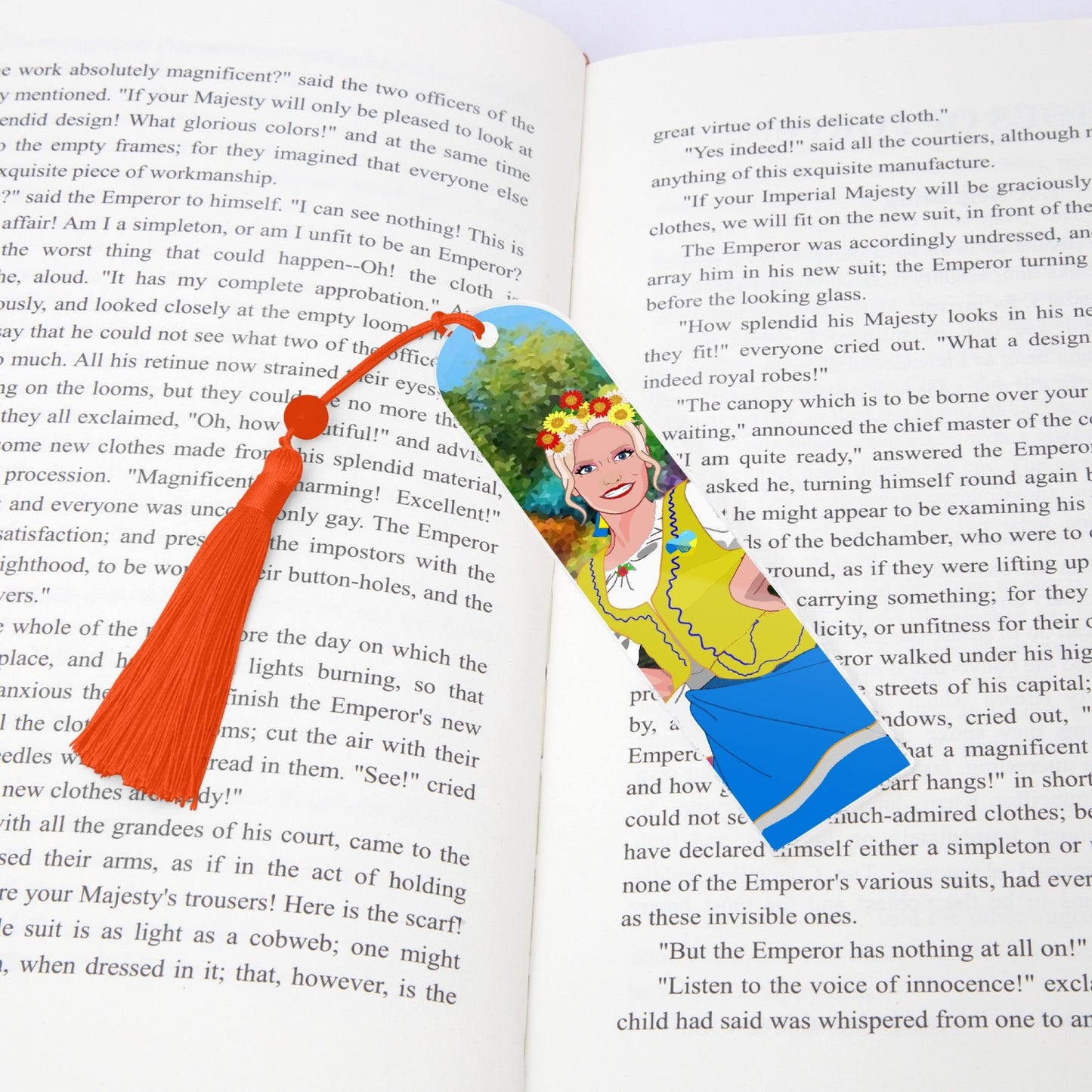 Acrylic Bookmark - Semicircle GLOBAL FREEDOM UNITED© UKRAIN GIRL