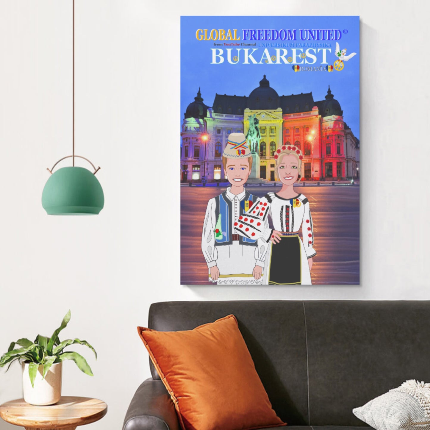 Poster GLOBAL FREEDOM UNITED© Bukarest