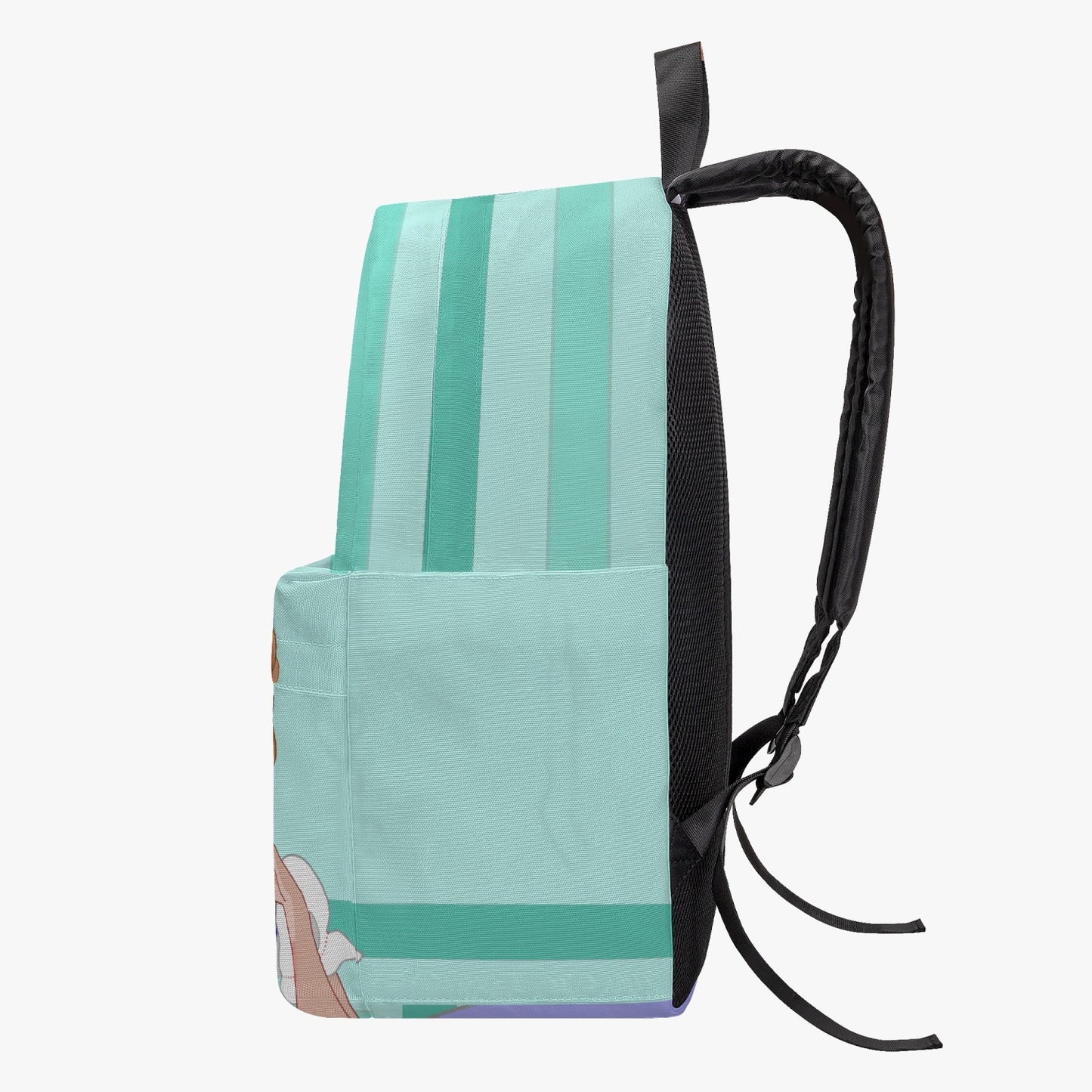 GLOBAL FREEDOM UNITED© Couple Albania Light Green - All-over-print Canvas Backpack