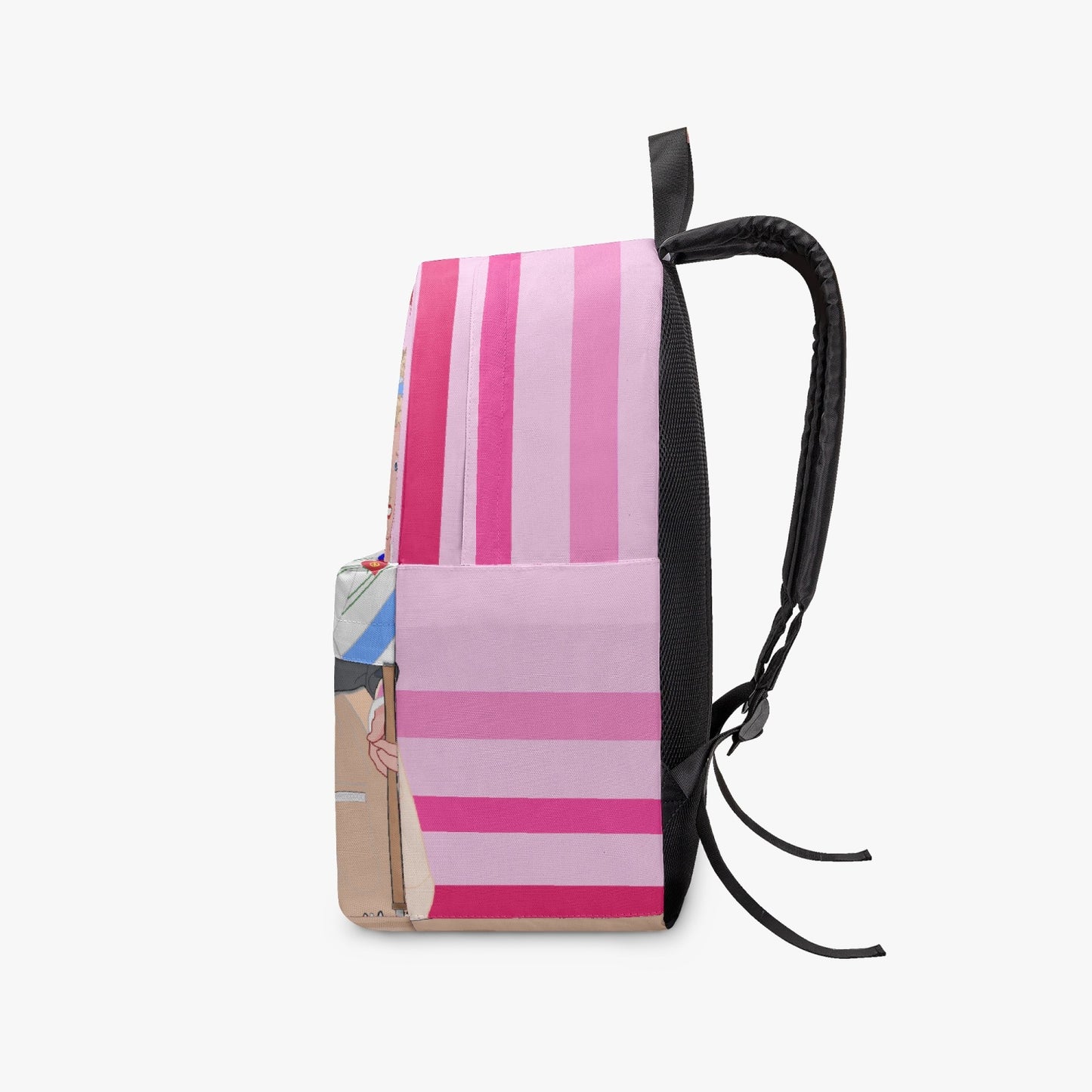GLOBAL FREEDOM UNITED© Couple French Pink1 - All-over-print Canvas Backpack