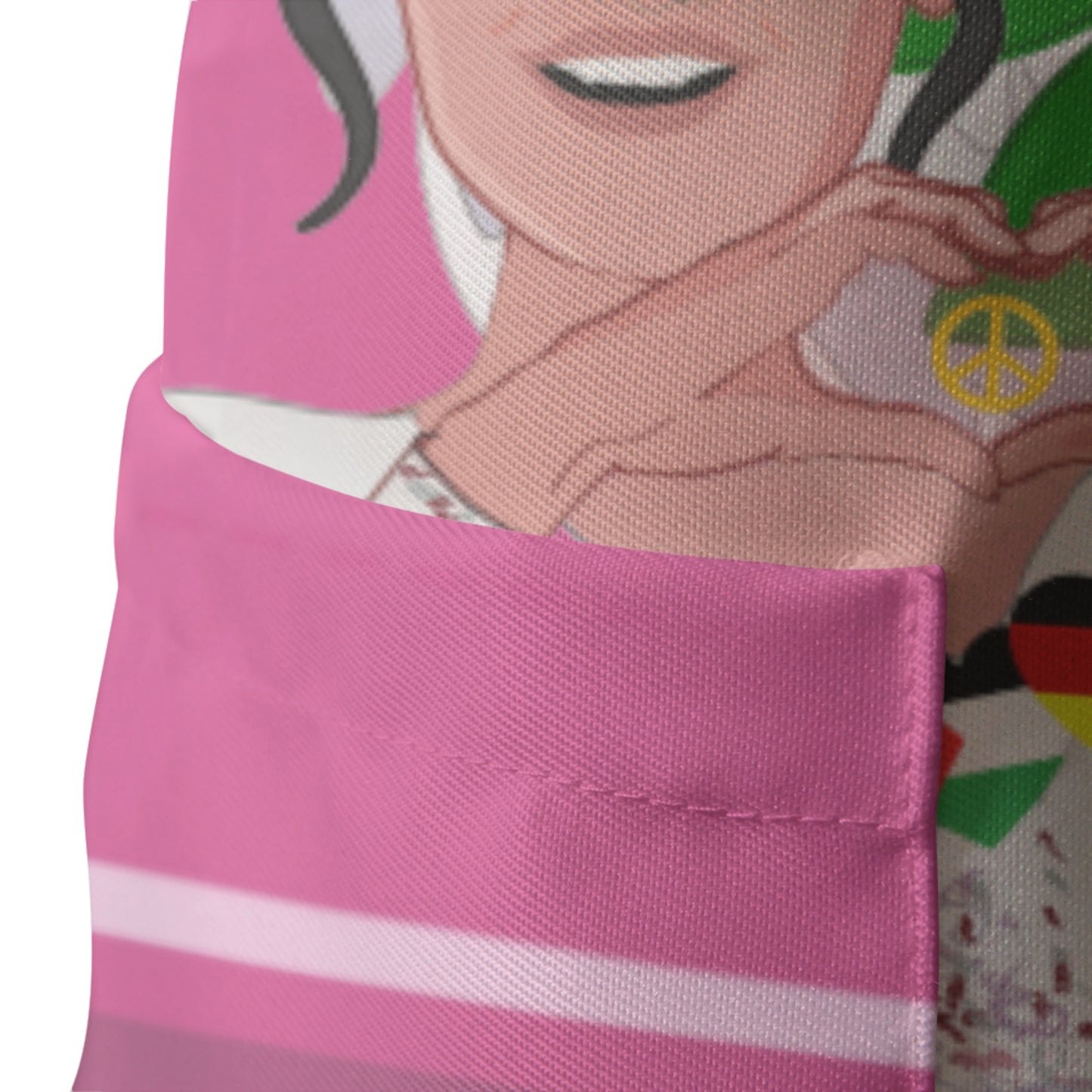 Apron GLOBAL FREEDOM UNITED© Women Palestina & Germany Pink