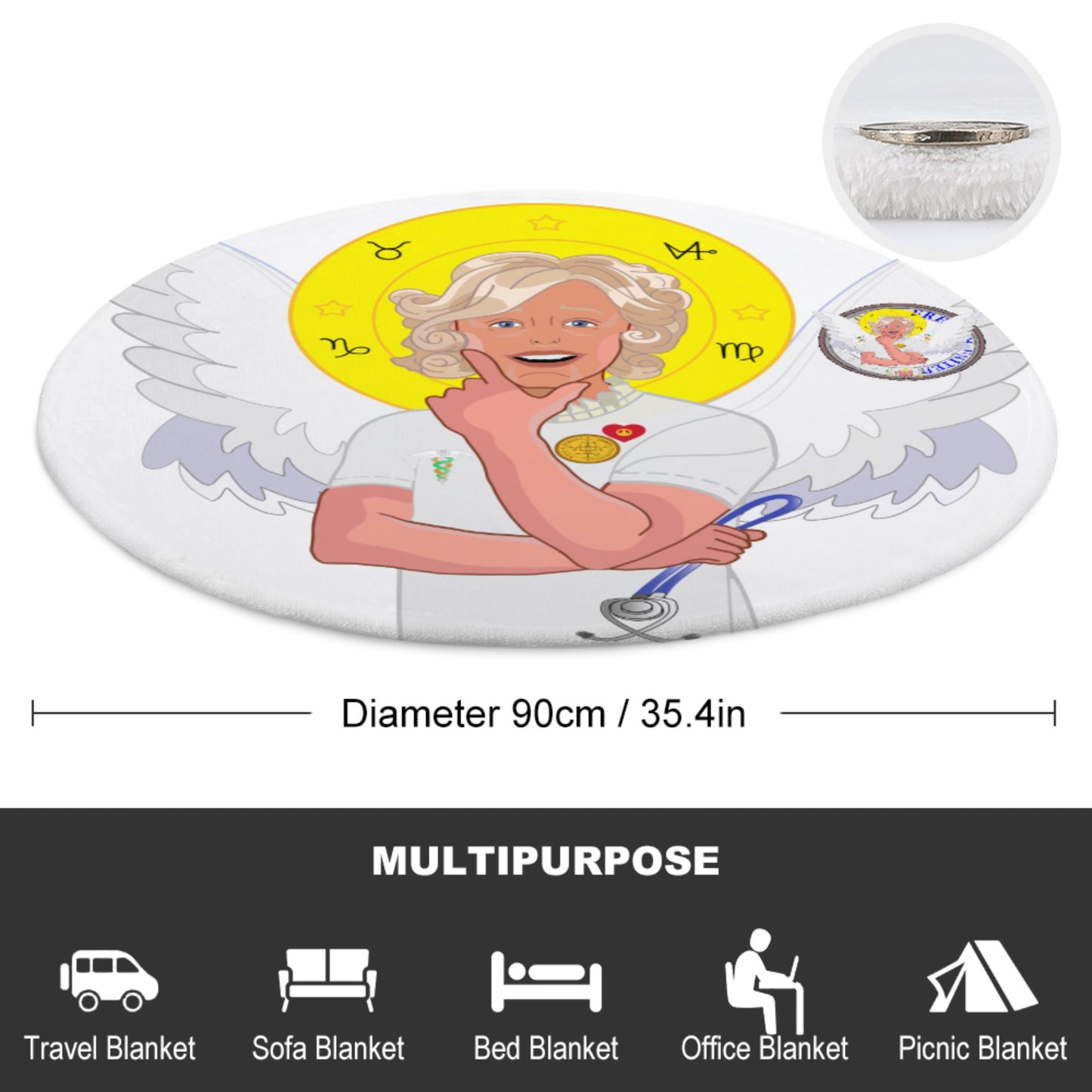 Blanket For Kids GLOBAL FREEDOM UNITED© Archangel Gabriel