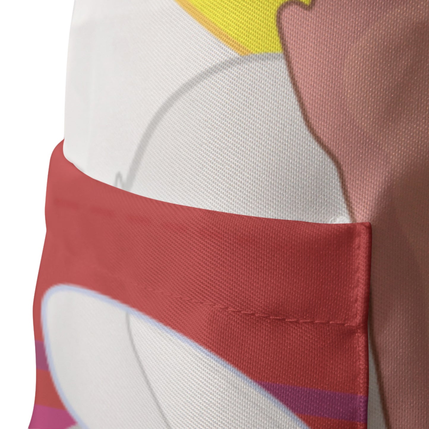 Apron GLOBAL FREEDOM UNITED© Archangel Gabriel Latin Red