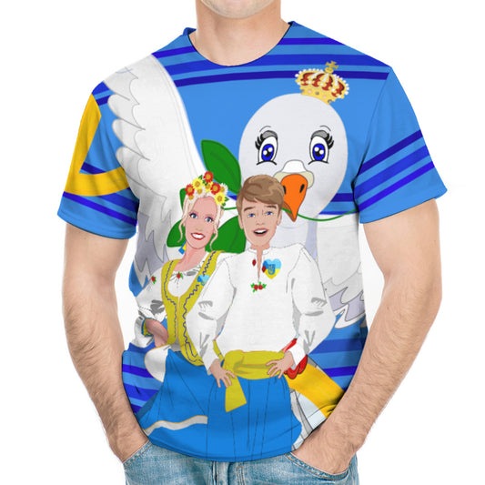 Women´s T-shirt GLOBAL FREEDOM UNITED© Couple Ukrain Deep Blue