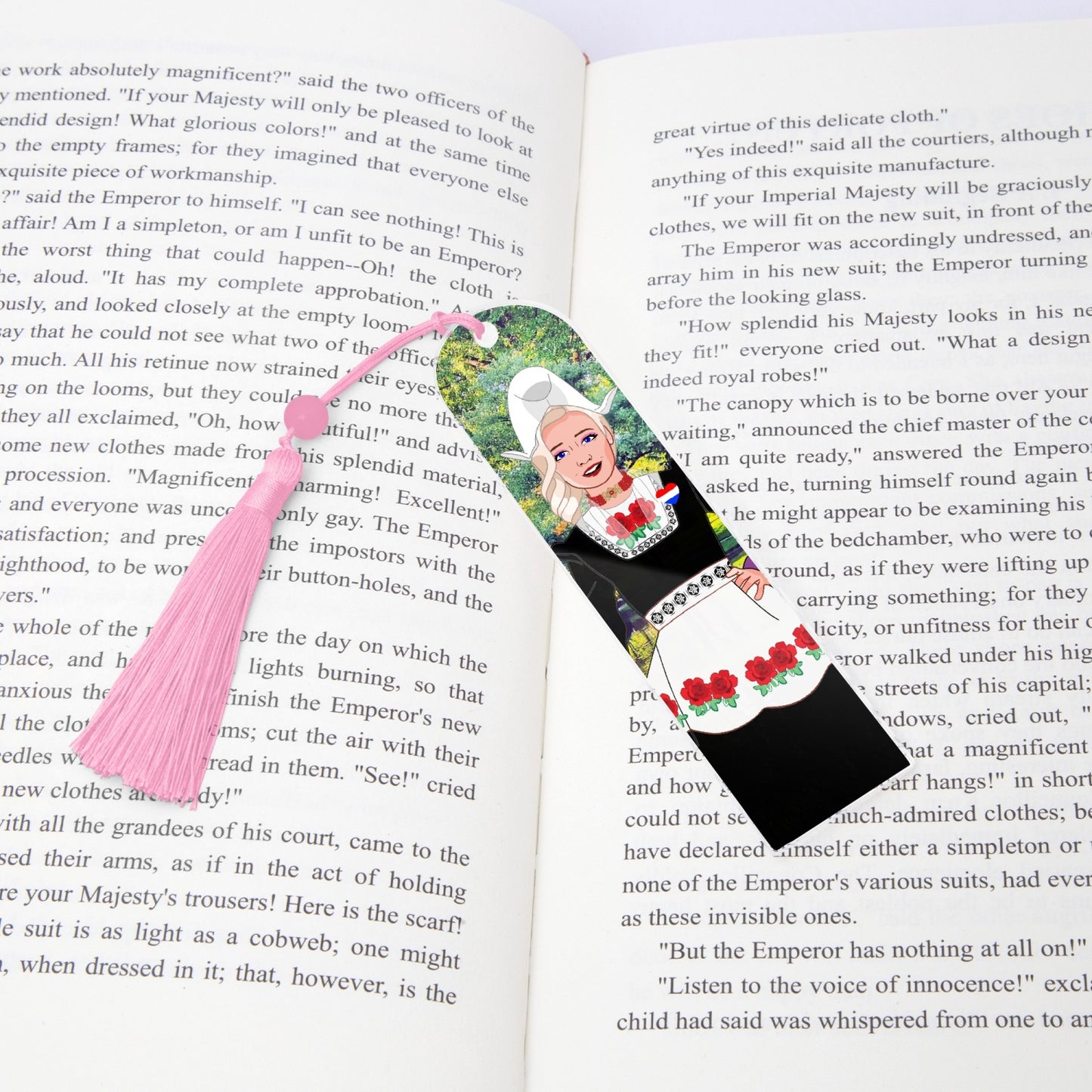 Acrylic Bookmark - Semicircle GLOBAL FREEDOM UNITED© NETHERLAND GIRLD