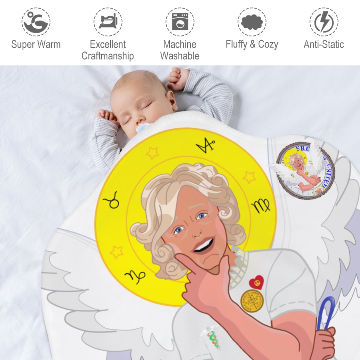 Blanket For Kids GLOBAL FREEDOM UNITED© Archangel Gabriel