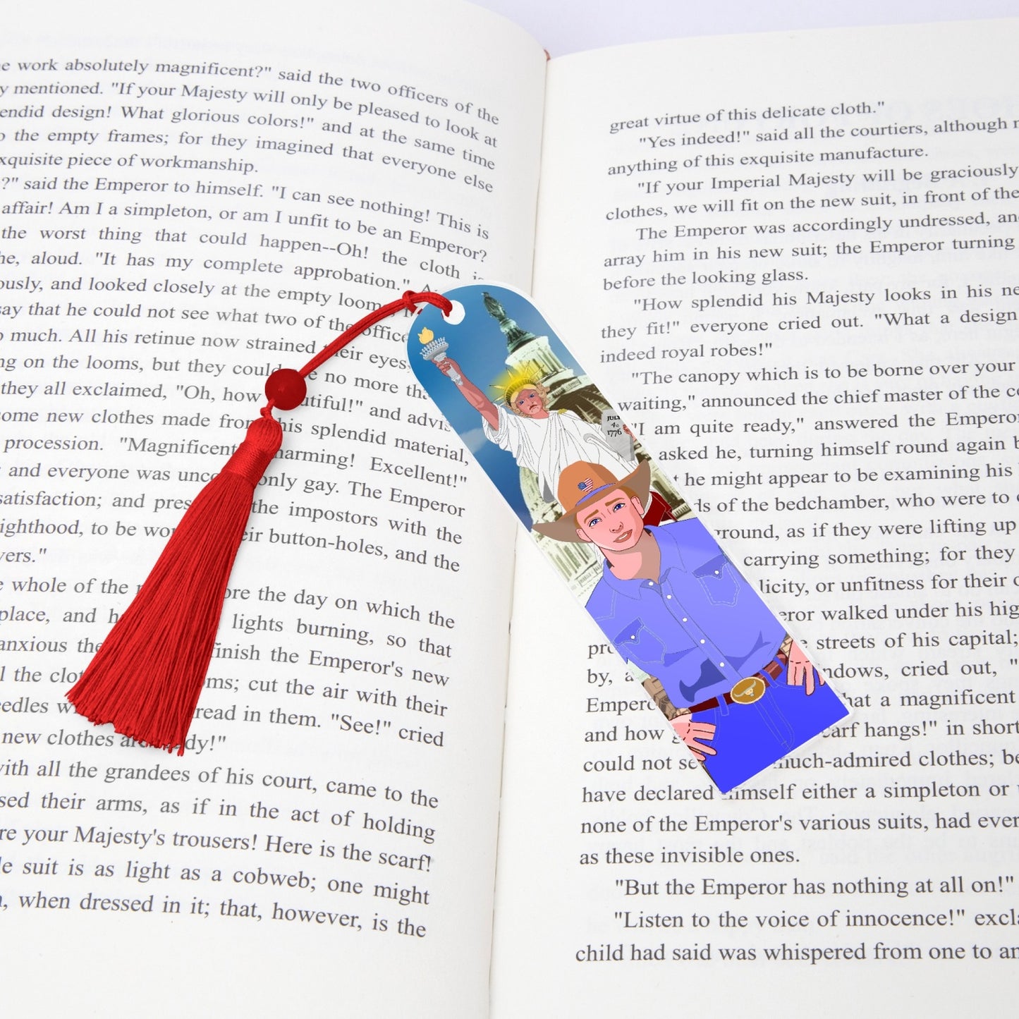 Acrylic Bookmark - Semicircle GLOBAL FREEDOM UNITED© USA BOY V2