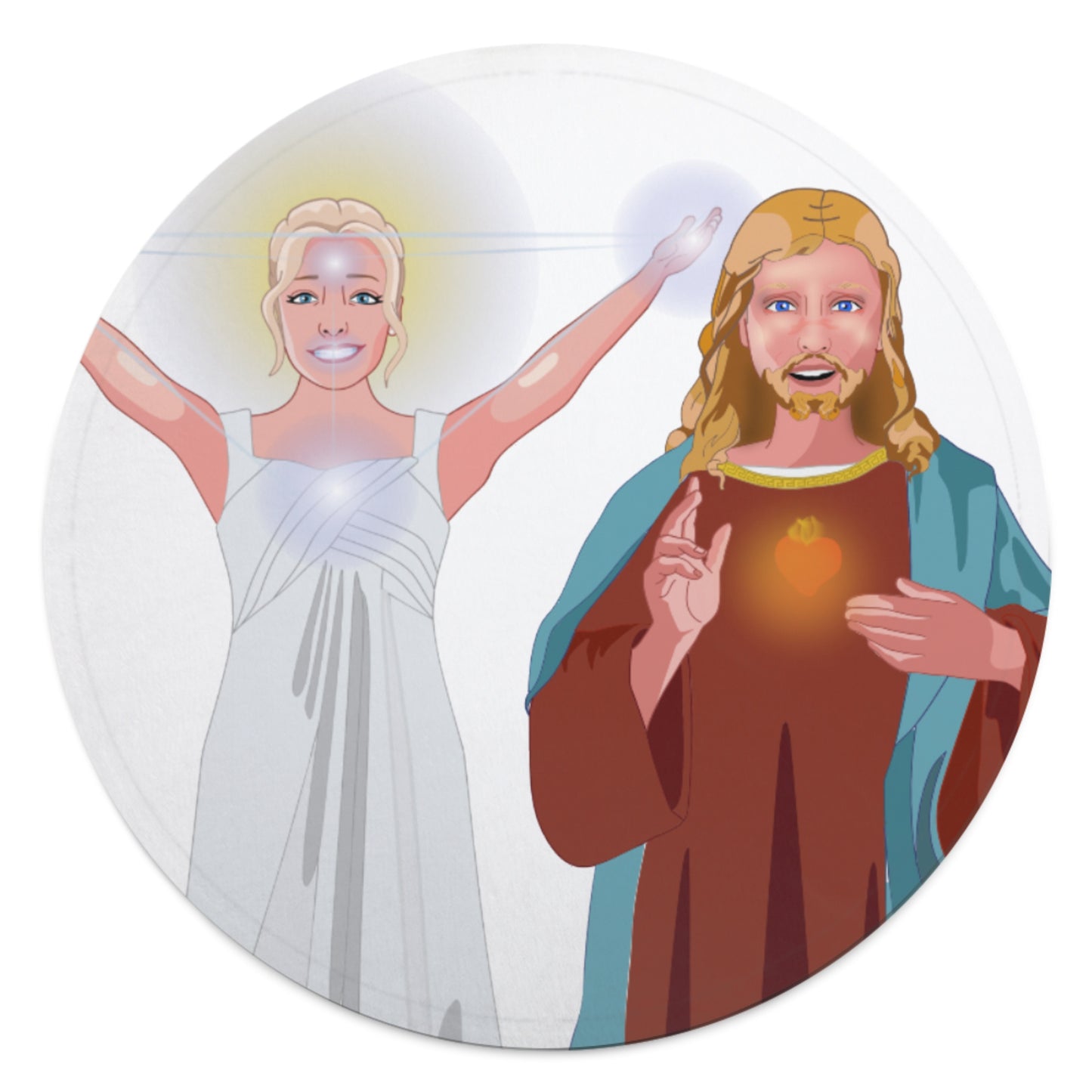 Kid´s Blanket GLOBAL FREEDOM UNITED© Jesus Christ With Mary Magdalena