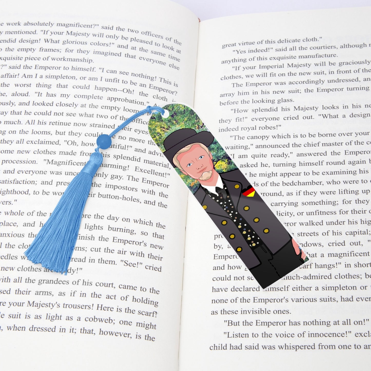Acrylic Bookmark - Semicircle GLOBAL FREEDOM UNITED© GERMAN BOY