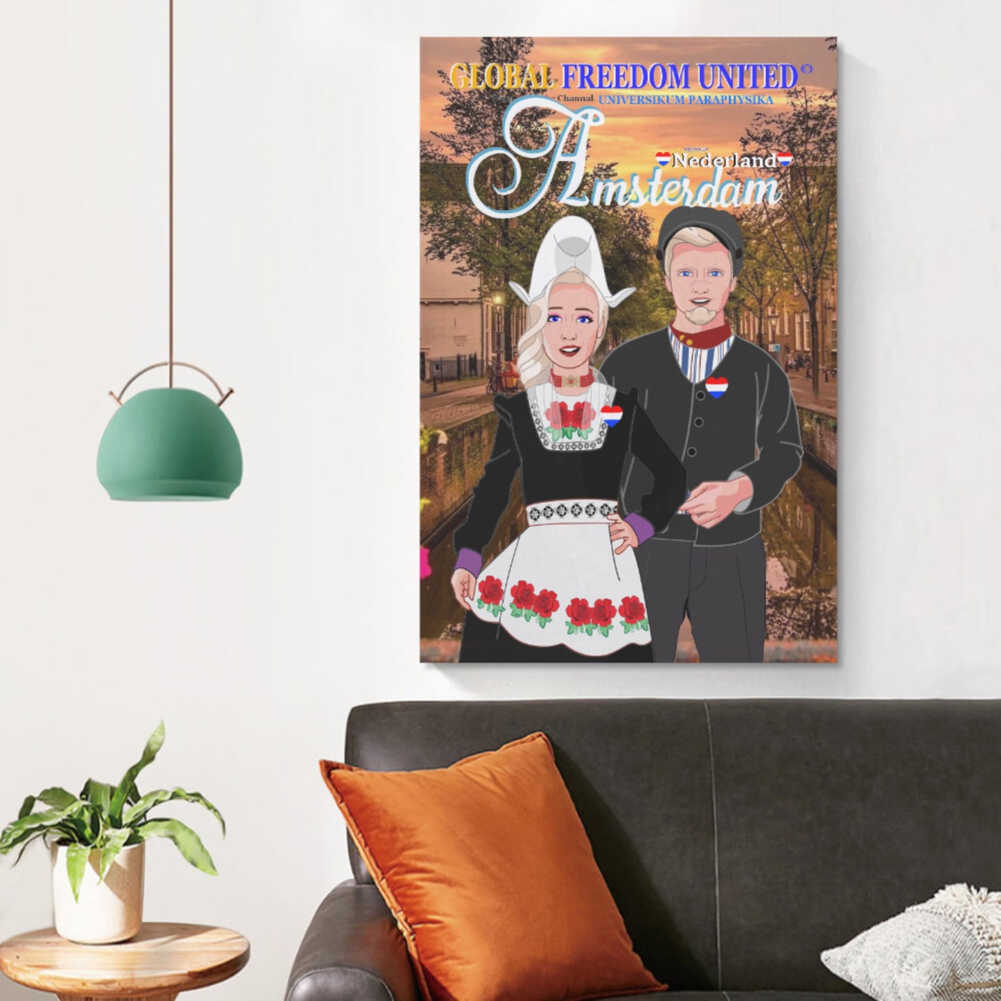 Poster GLOBAL FREEDOM UNITED© Couple Nederland