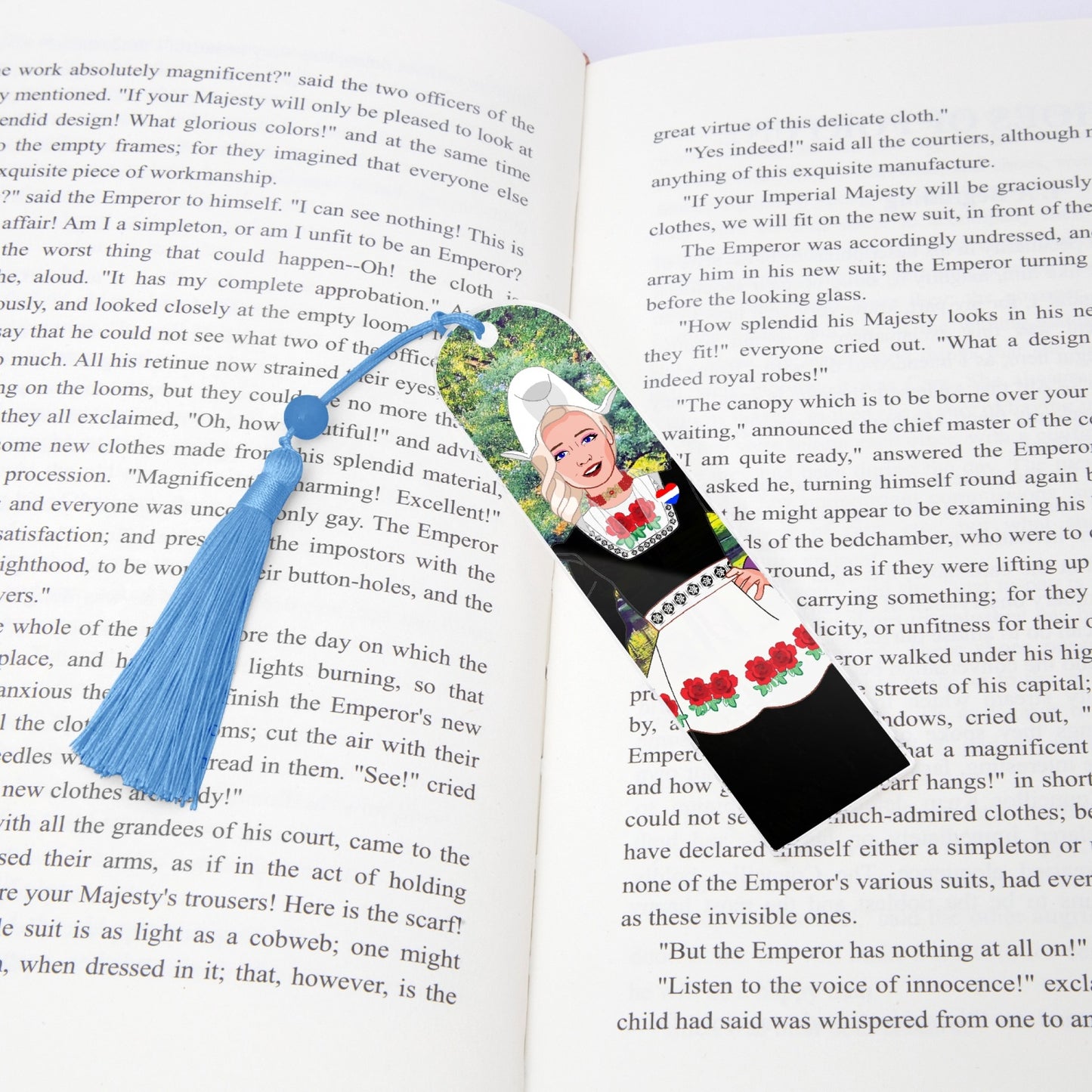 Acrylic Bookmark - Semicircle GLOBAL FREEDOM UNITED© NETHERLAND GIRLD