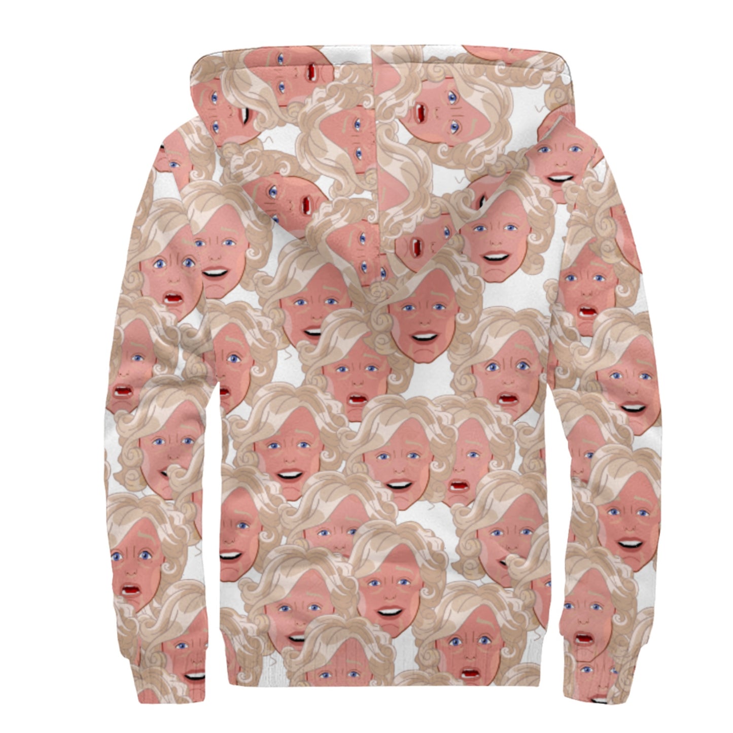 Plush Hoodie GLOBAL FREEDOM UNITED© Archangel Gabriel Faces