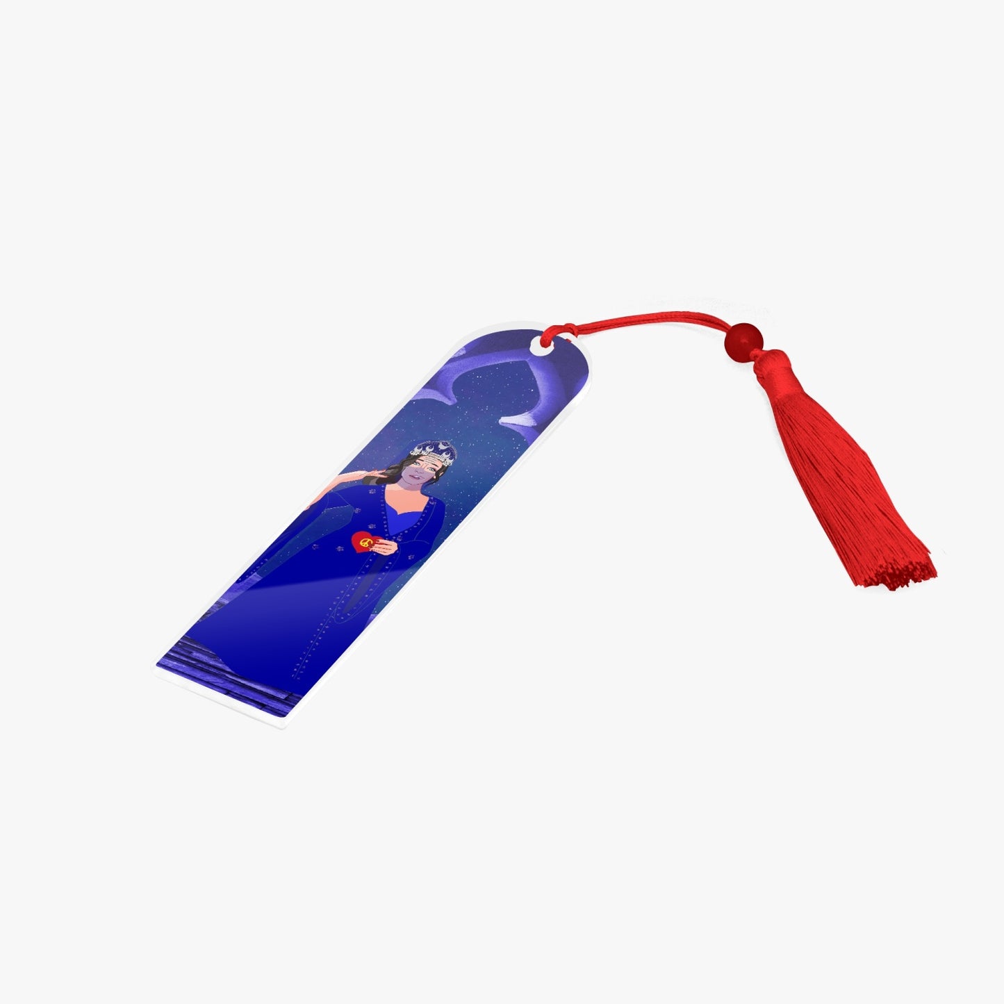 Acrylic Bookmark - Semicircle GLOBAL FREEDOM UNITED© YEMEN GIRL