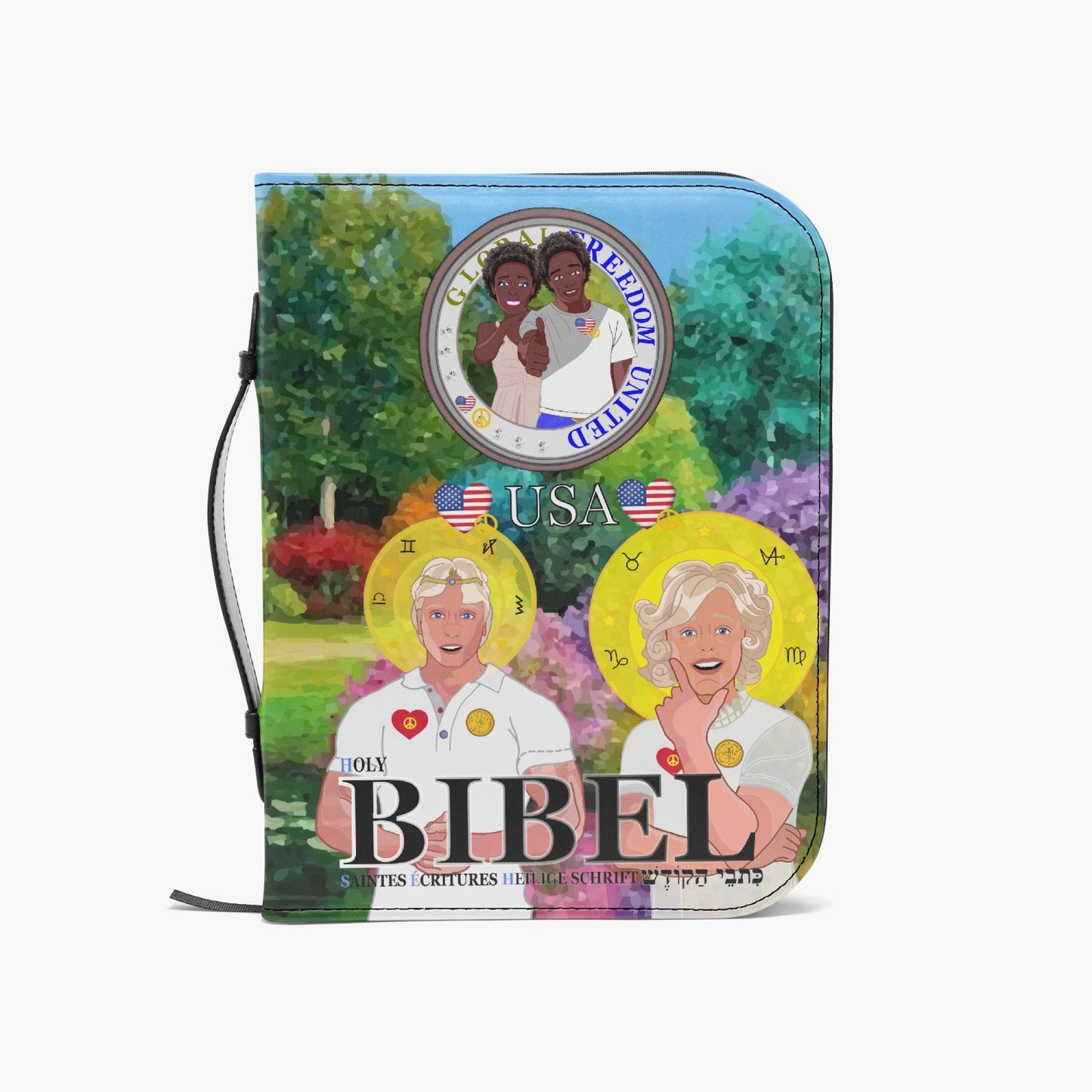Bible Cover GLOBAL FREEDOM UNITED© Couple USA Afro American