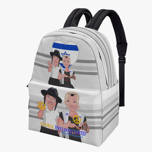 GLOBAL FREEDOM UNITED© COUPLE ISRAEL All-over-print Canvas Backpack